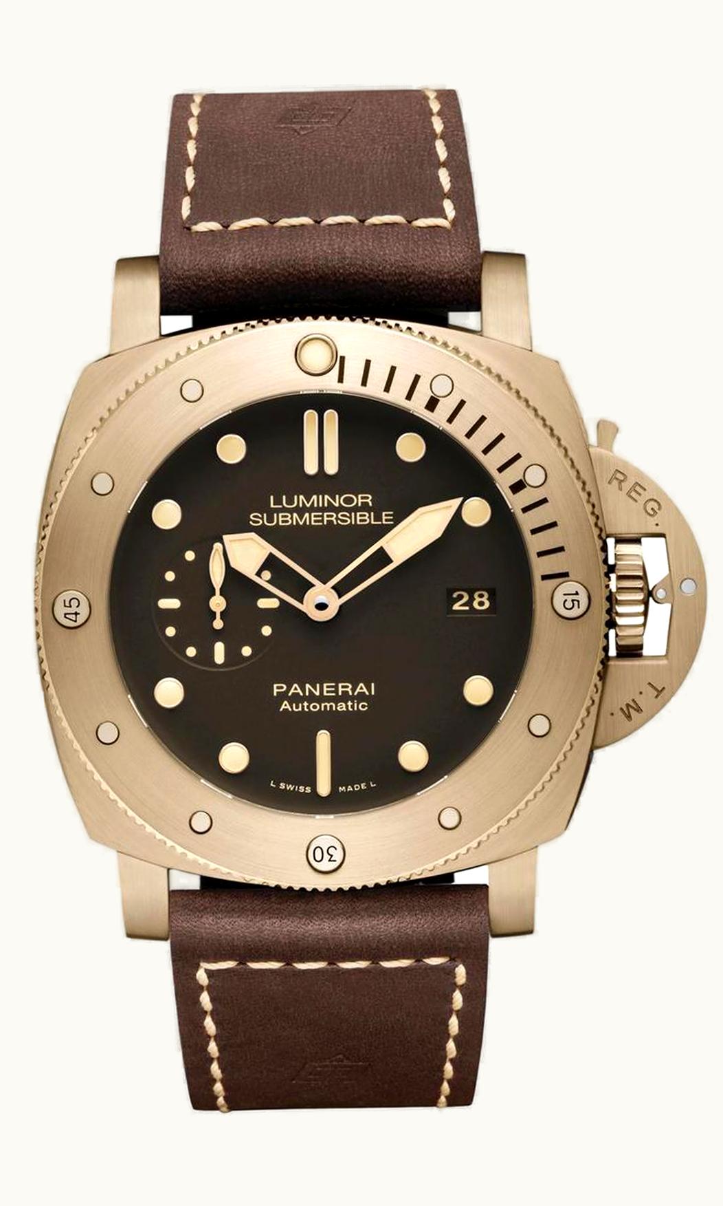 Panerai Luminor Submersible 1950 3 Days Automatic Bronzo Brown