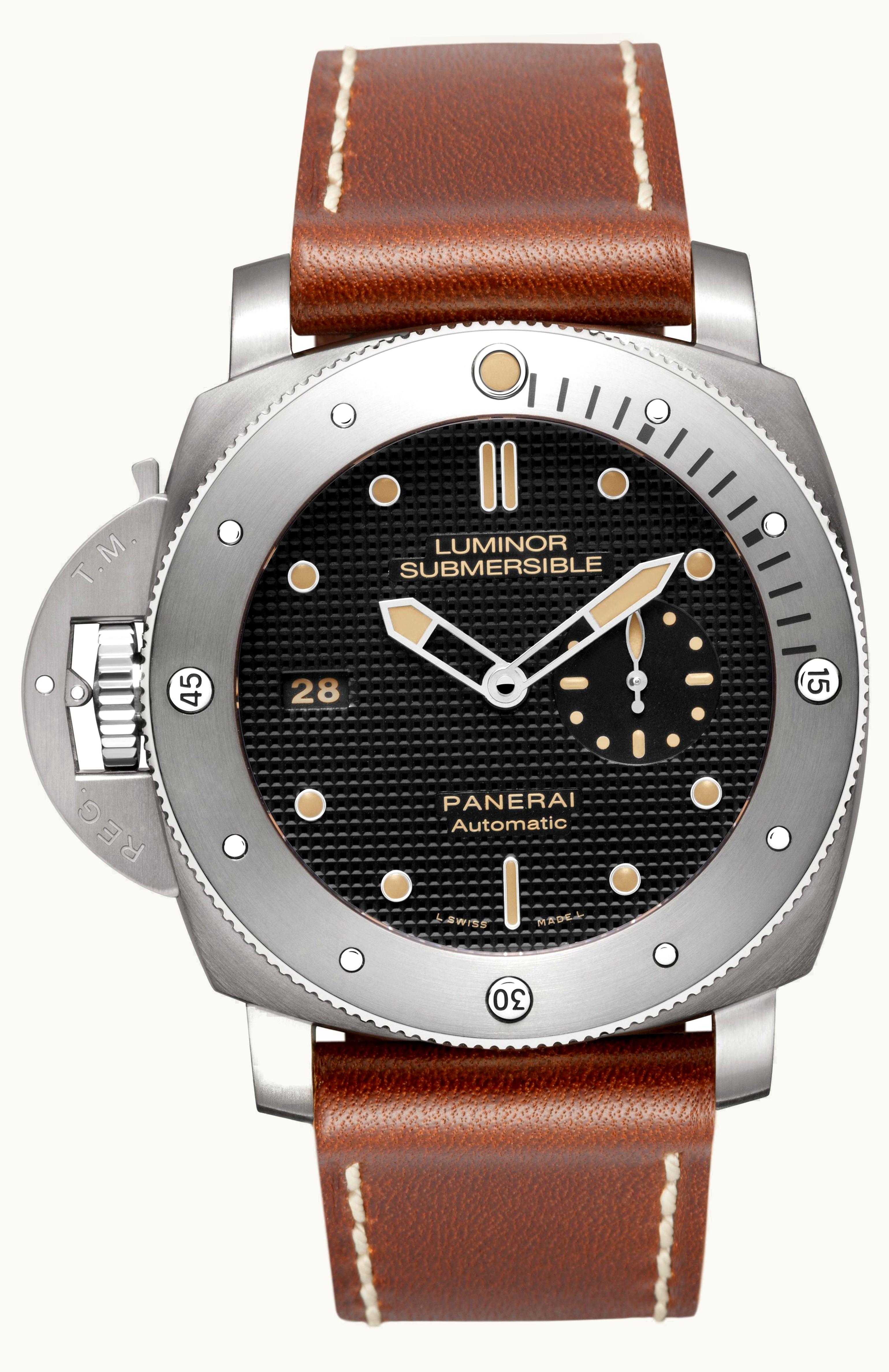 Panerai Luminor 1950 Submersible Left-Handed 3 Days Automatic Titanio