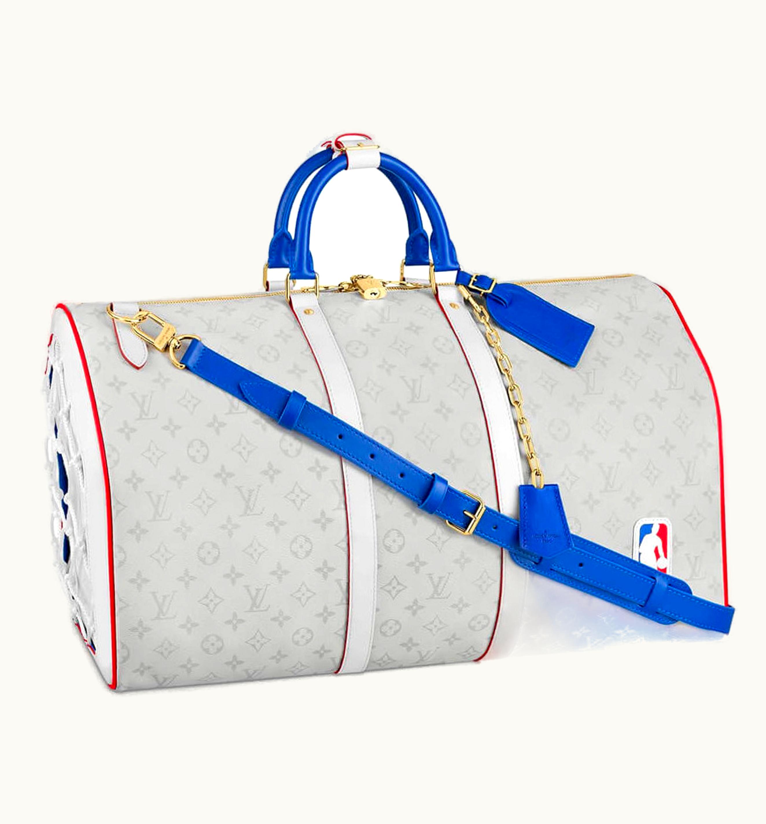 Louis Vuitton Louis Vuitton X NBA Basketball Keepall 55 Antartica