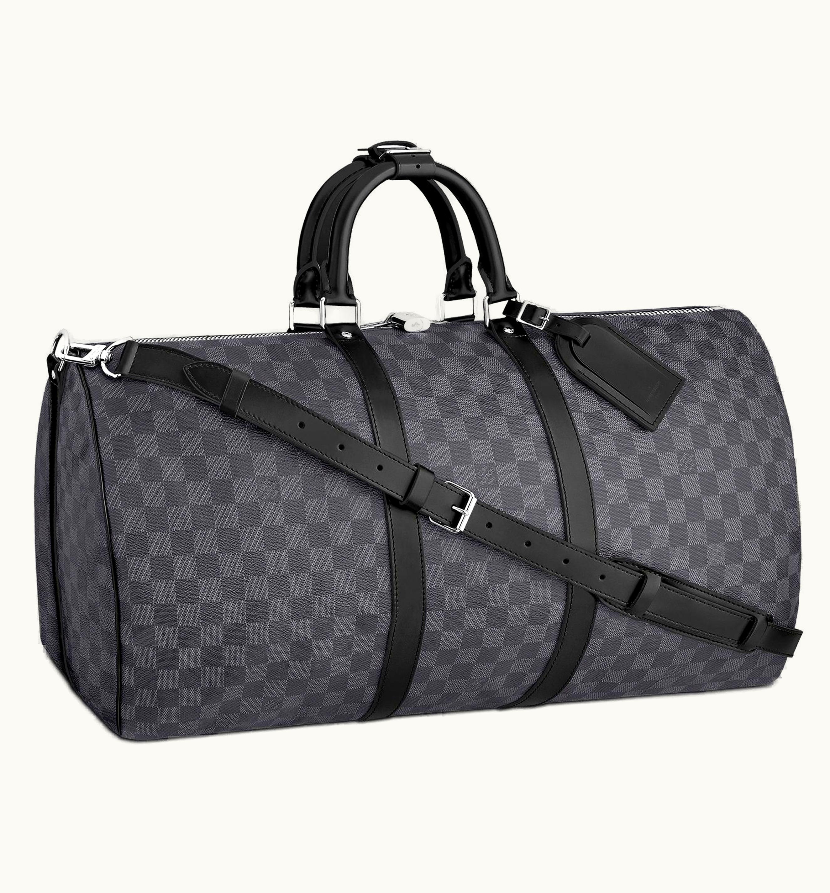 Louis Vuitton Louis Vuitton Keepall Bandouliere Damier Graphite 55 Black/Graphite