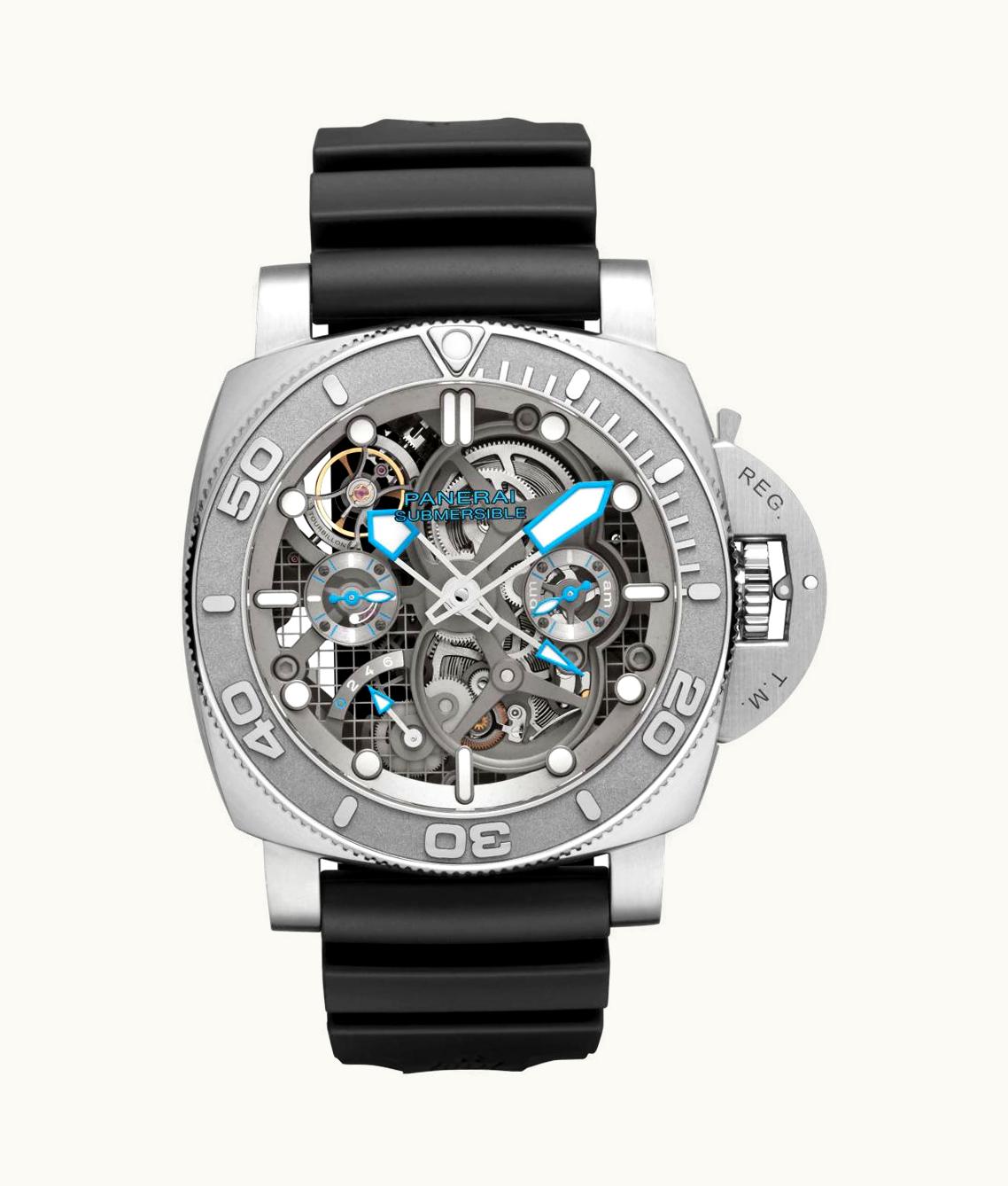 Panerai Luminor Submersible Ecopangaea Tourbillon GMT Mike Horn