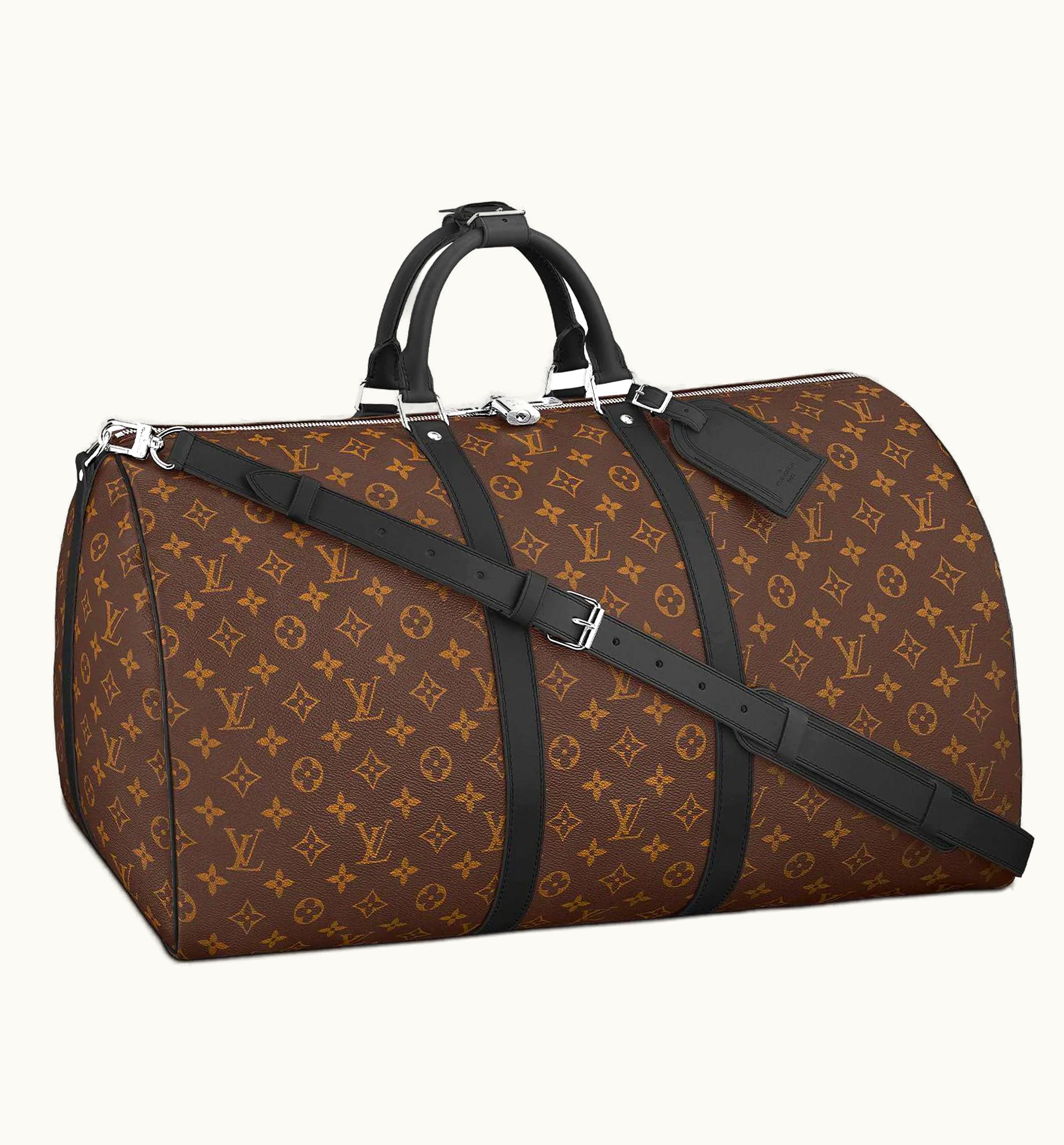 Louis Vuitton Louis Vuitton Keepall Bandouliere Monogram Macassar 55 Brown/Black