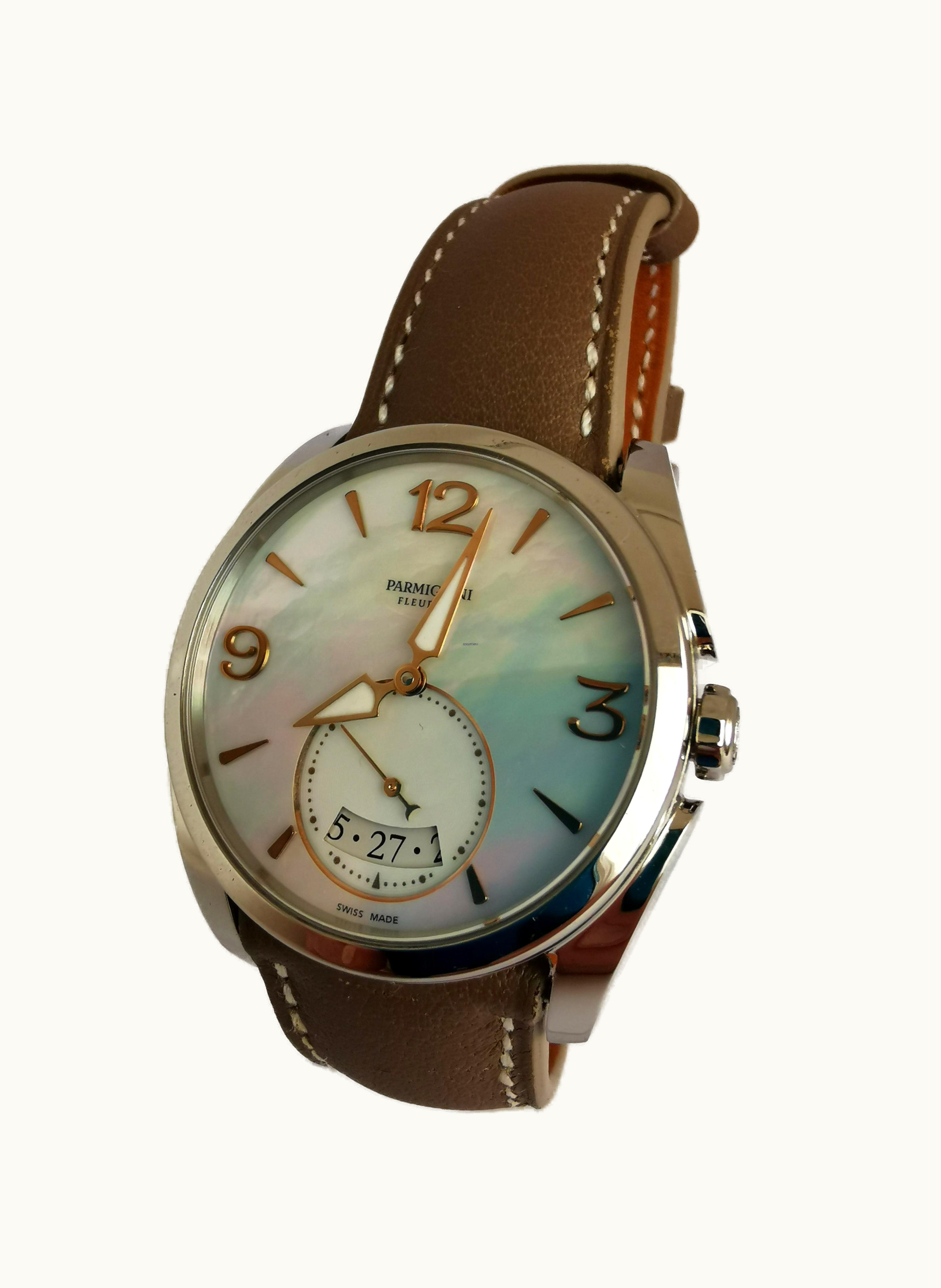 Parmigiani Fleurier Tonda Metropolitaine Stainless Steel / Green / Diamond / Bracelet