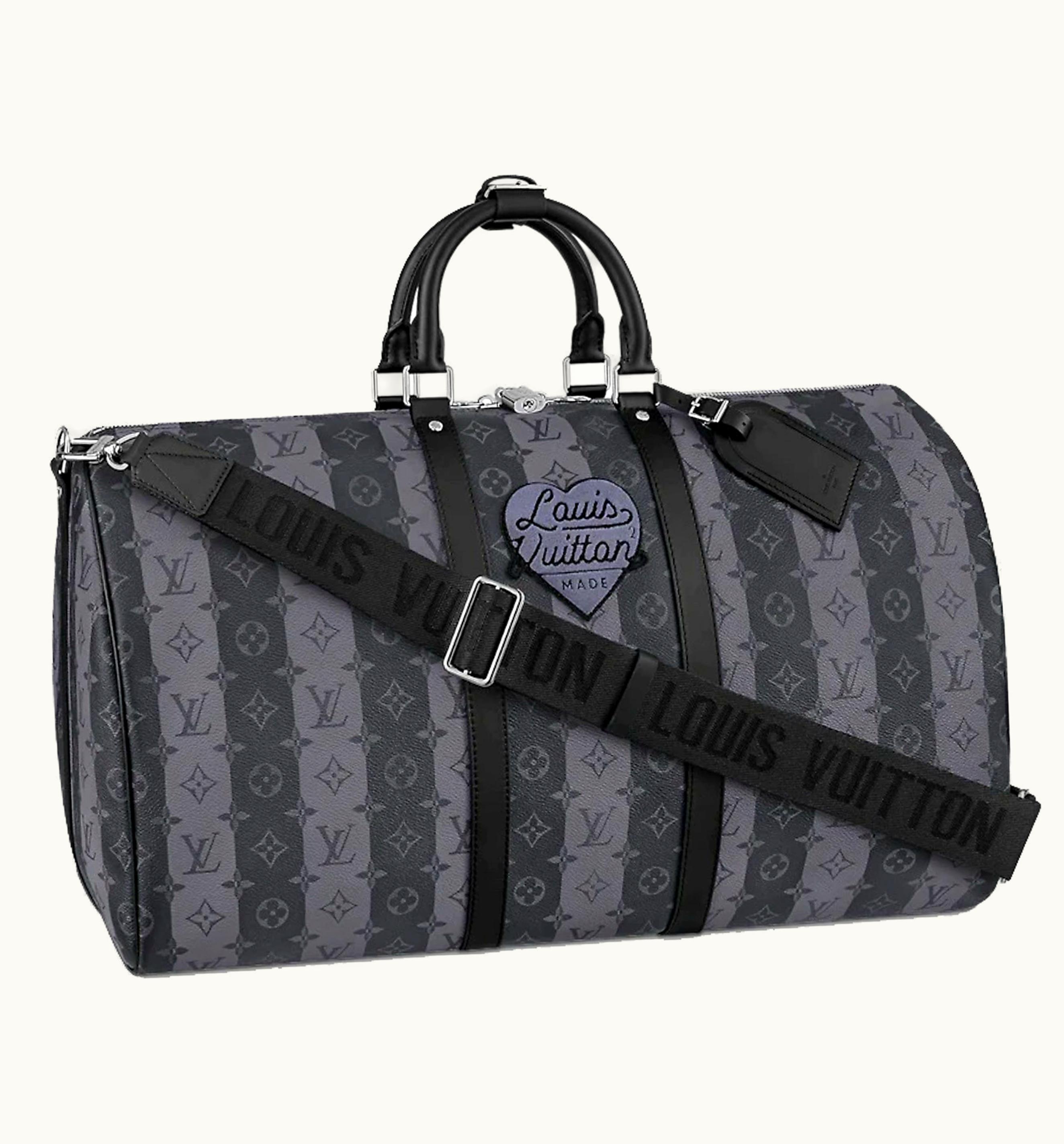 Louis Vuitton Louis Vuitton X Nigo Keepall Bandouliere 55 Monogram Stripes Eclipse