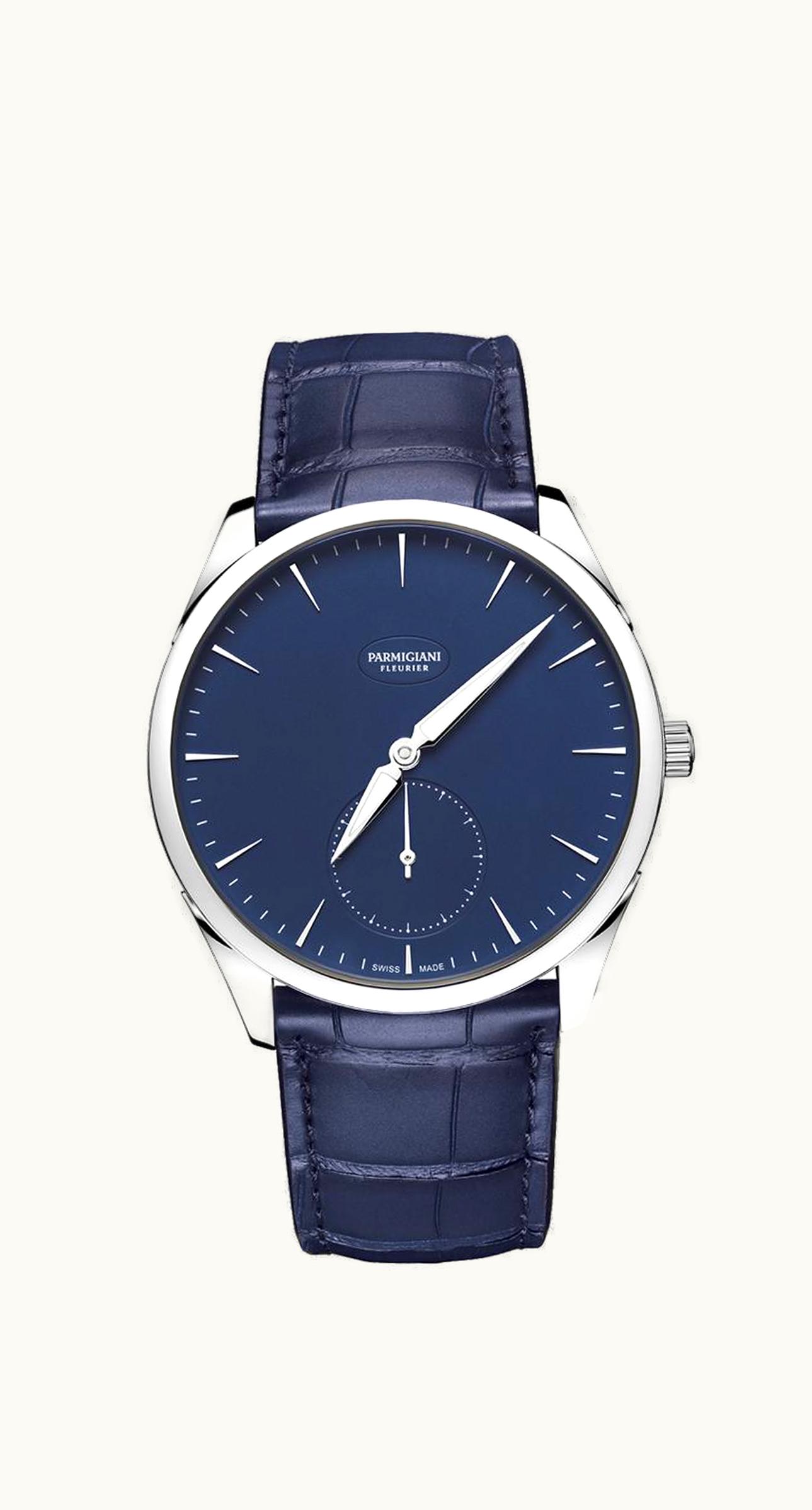 Parmigiani Fleurier Tonda 1950 Stainless Steel / Blue Abyss / Alligator