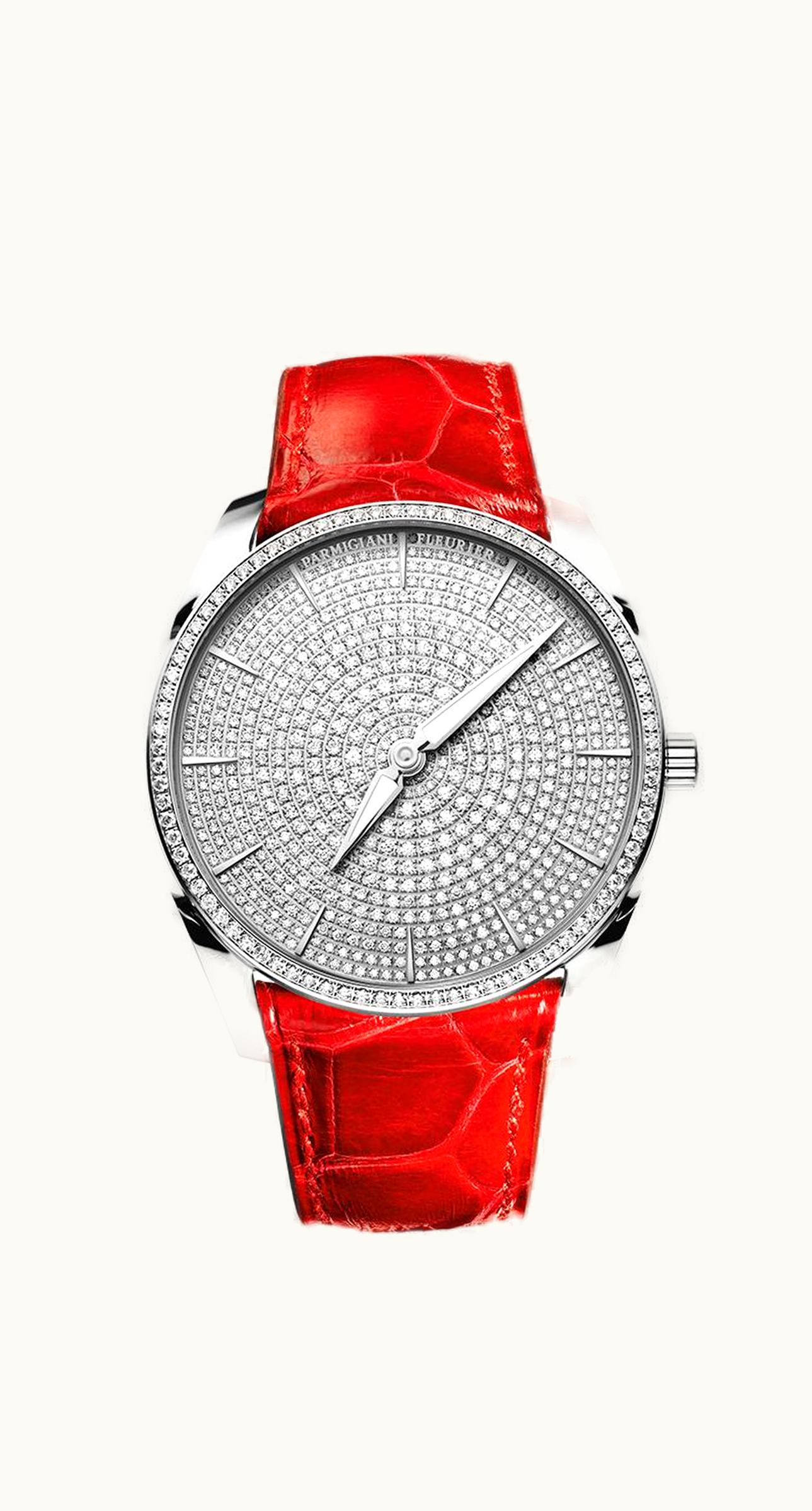 Parmigiani Fleurier Tonda 1950 Sertie White Gold / Full Set / Alligator