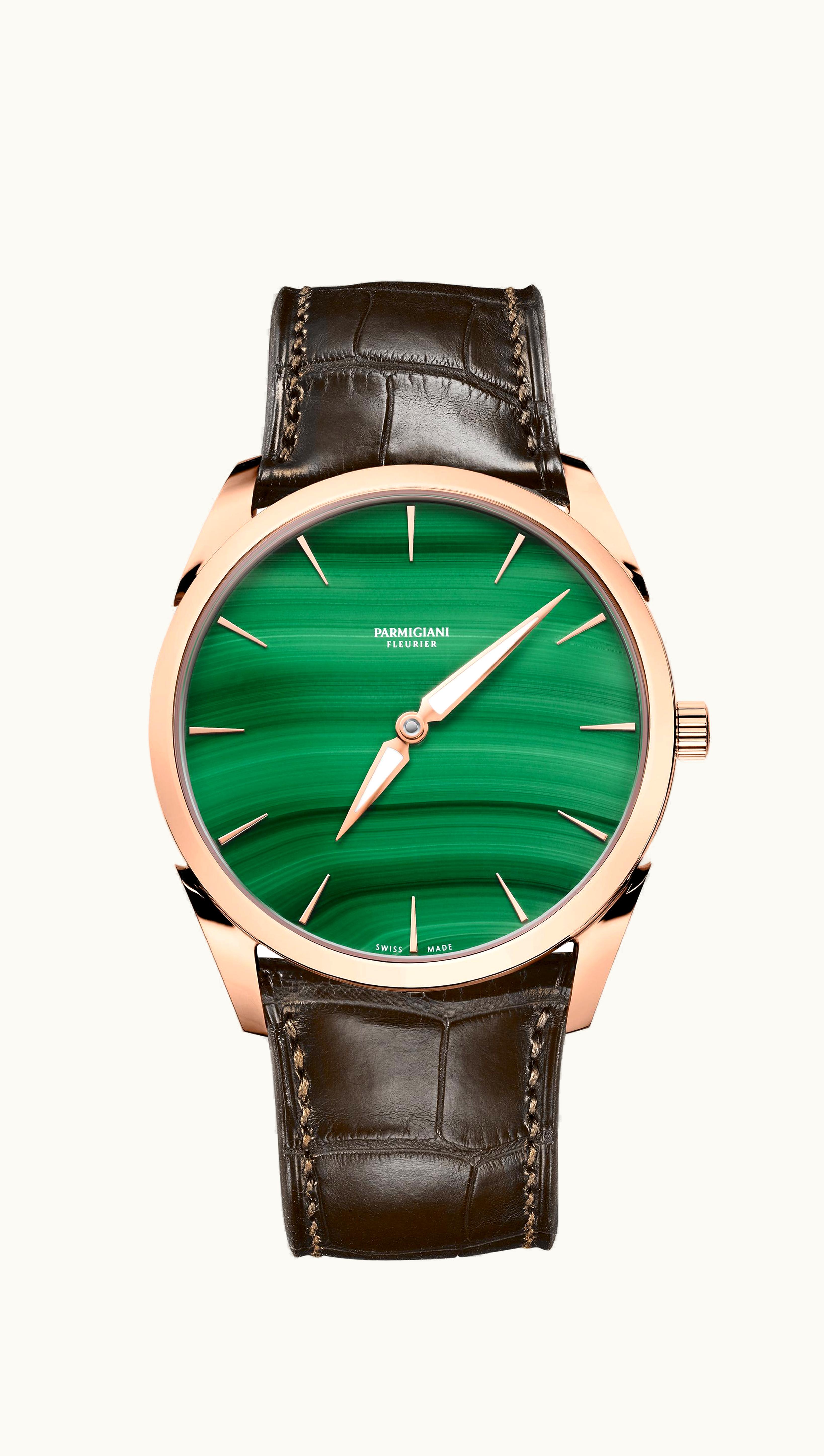 Parmigiani Fleurier Tonda 1950 Rose Gold / Malachite / Alligator