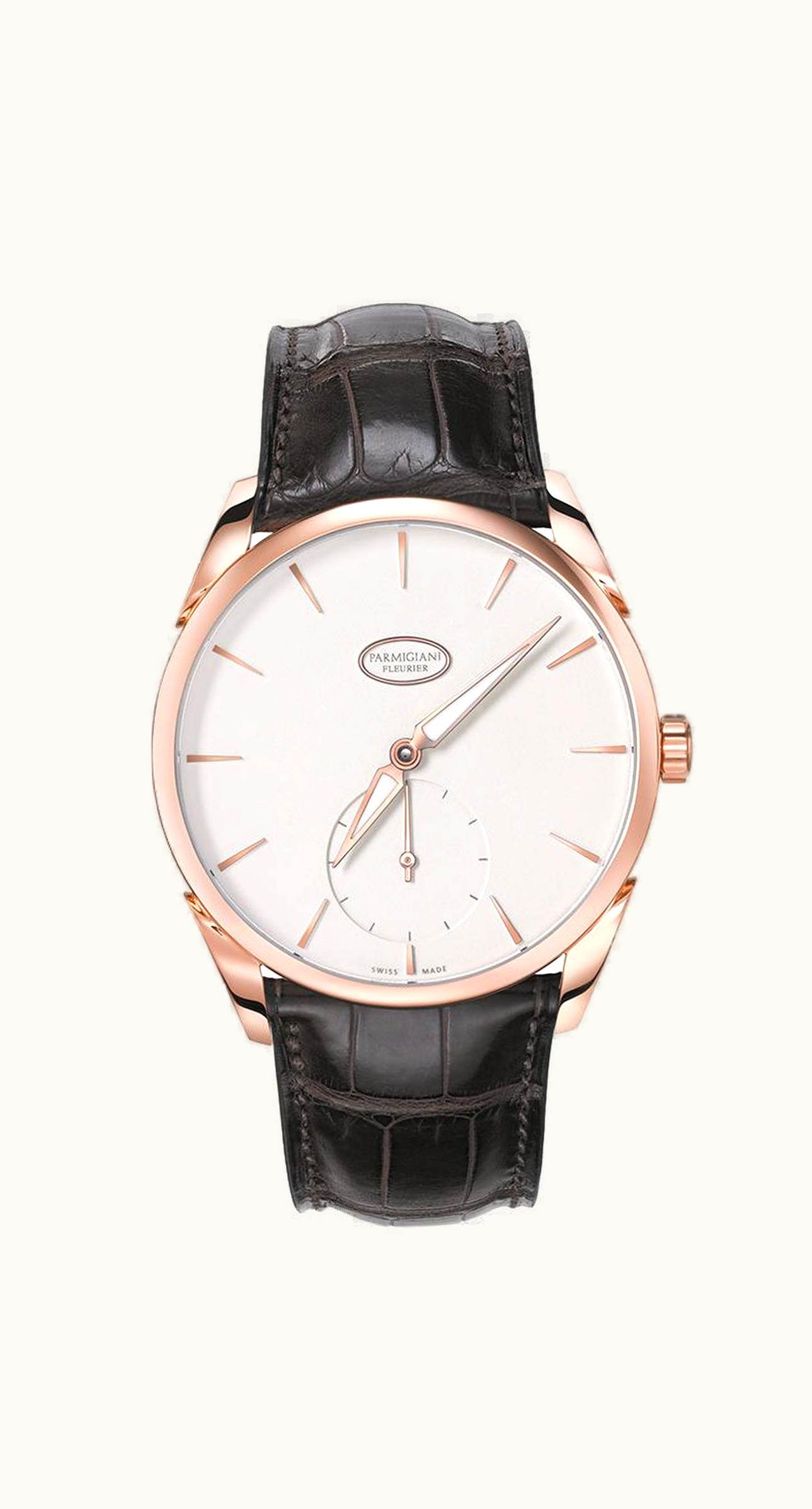 Parmigiani Fleurier Tonda 1950 Rose Gold / White / Alligator