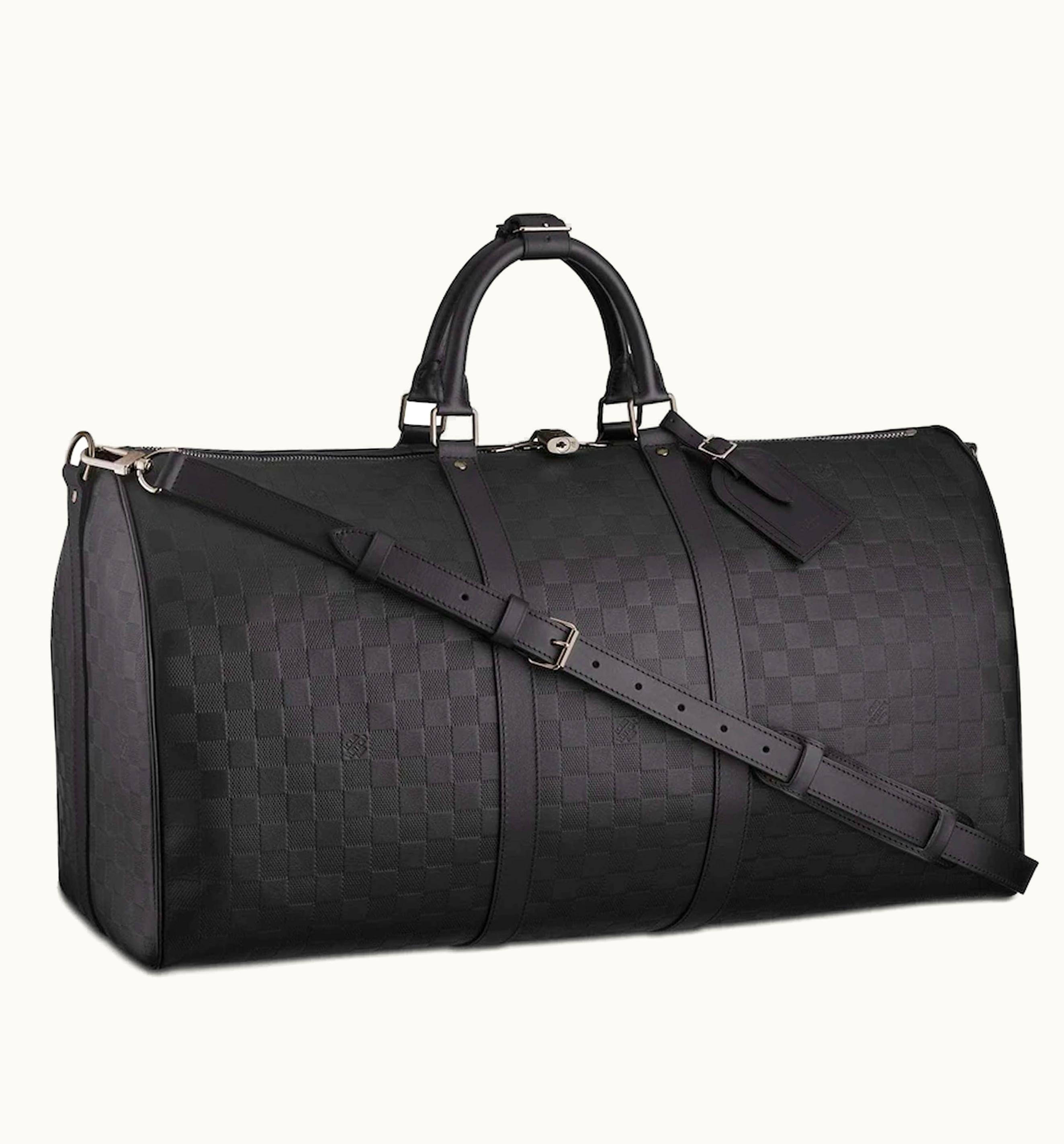 Louis Vuitton Louis Vuitton Keepall Bandouliere Damier Infini 55 Onyx
