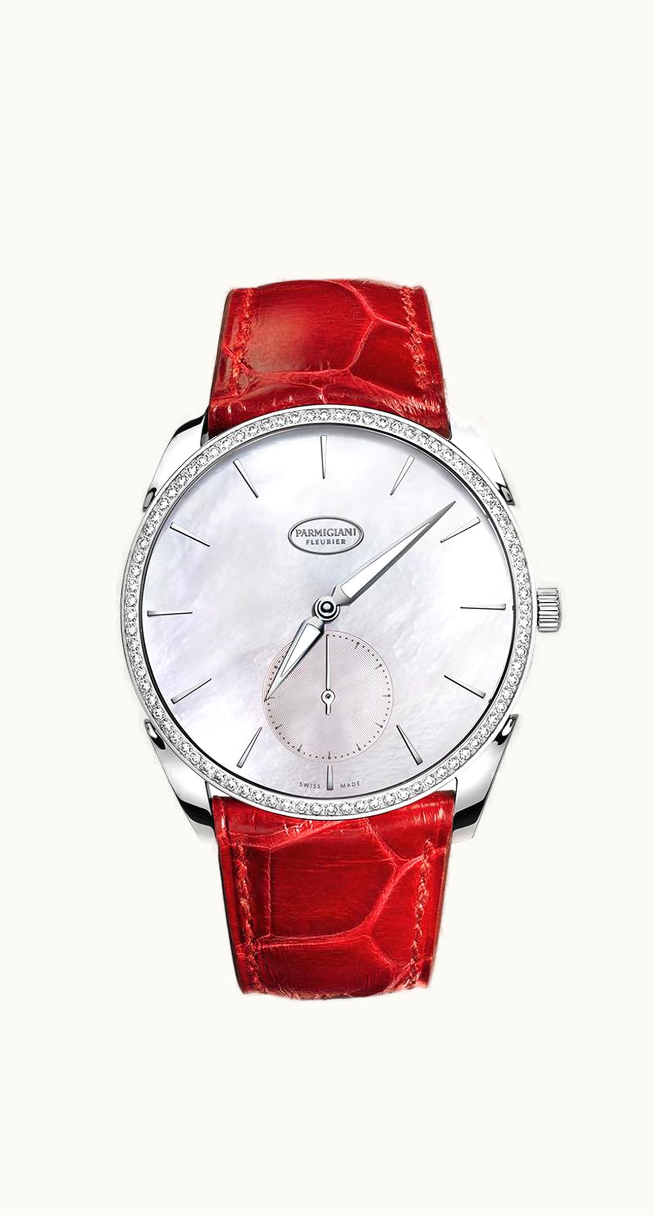 Parmigiani Fleurier Tonda 1950 Sertie White Gold / White MOP / Alligator PFC267-1263300-HA2141