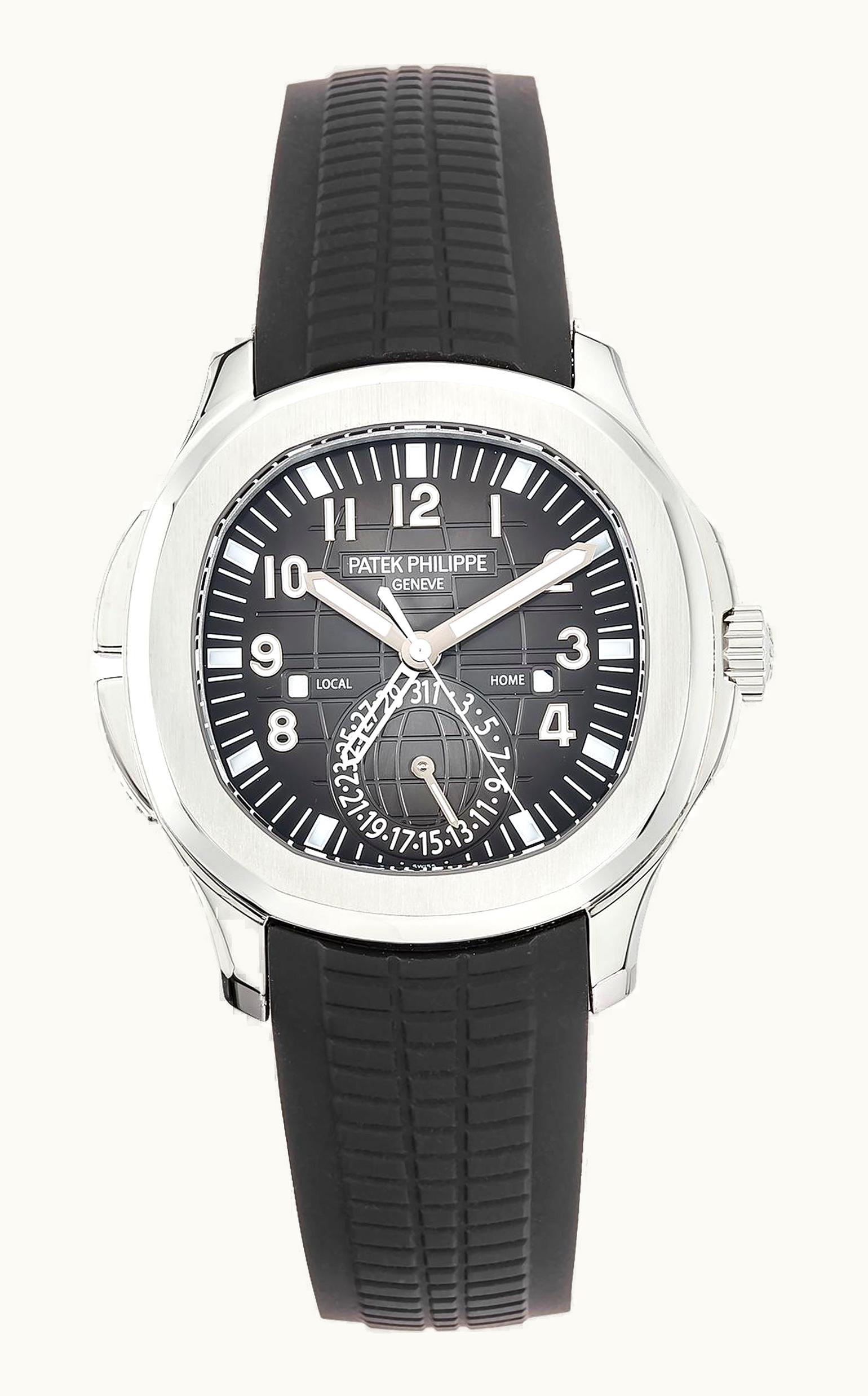 Patek Philippe Aquanaut Travel Time 5164 Stainless Steel / Black