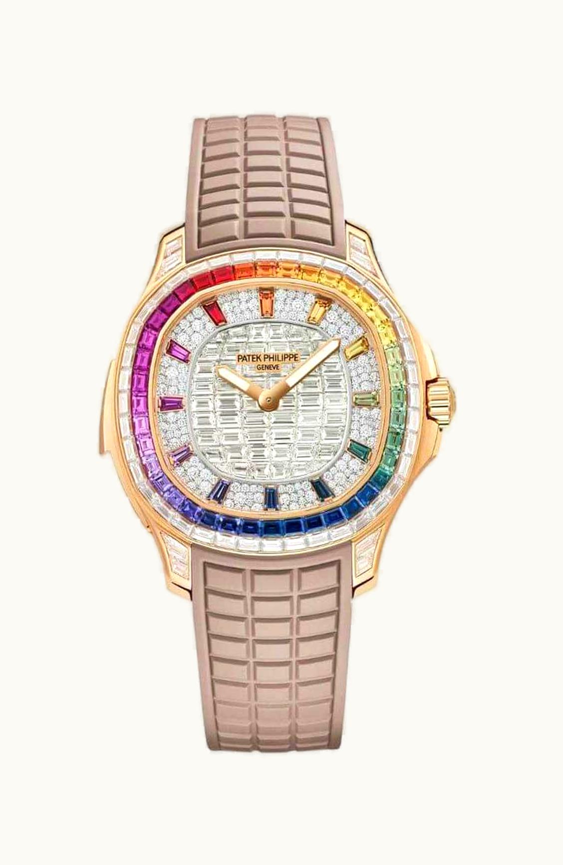 Patek Philippe Aquanaut Luce Minute Repeater Rose Gold - Rainbow / Baguette