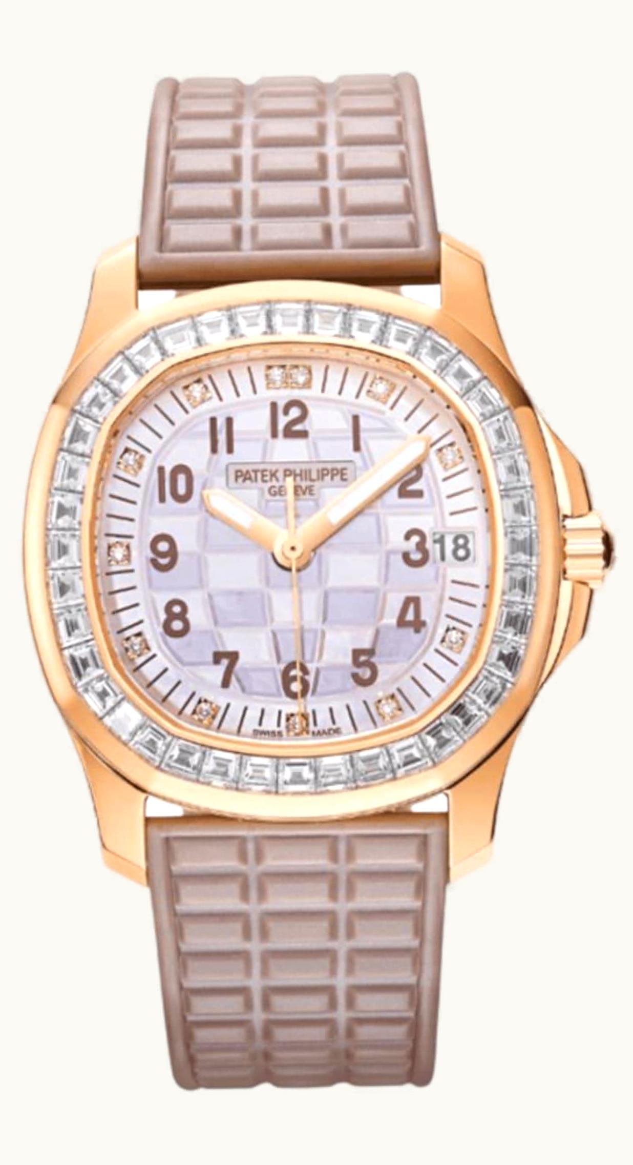 Patek Philippe Aquanaut Luce Haute Joaillerie Rose Gold / Mother of Pearl