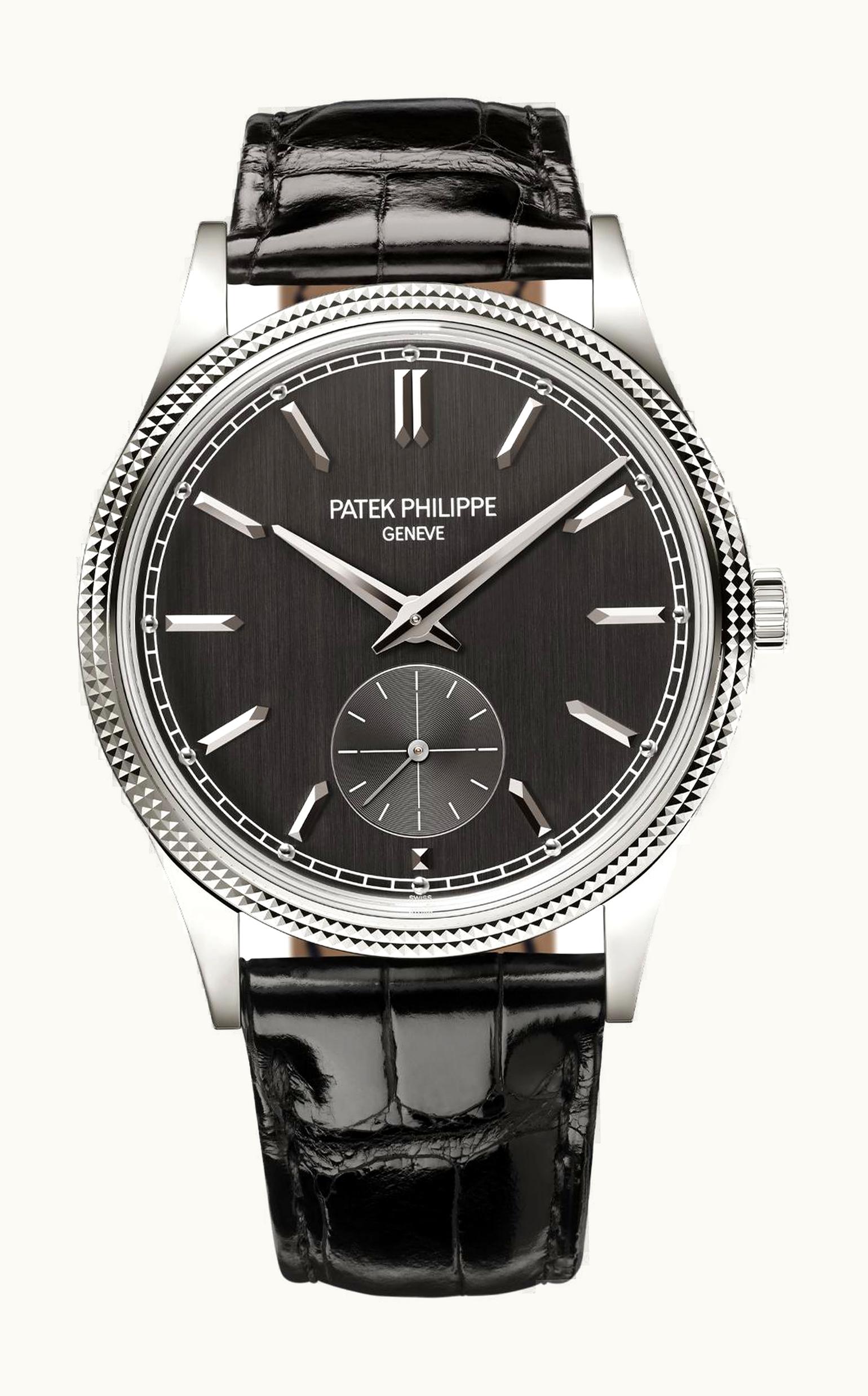 Patek Philippe Calatrava Clous de Paris White Gold / Gray