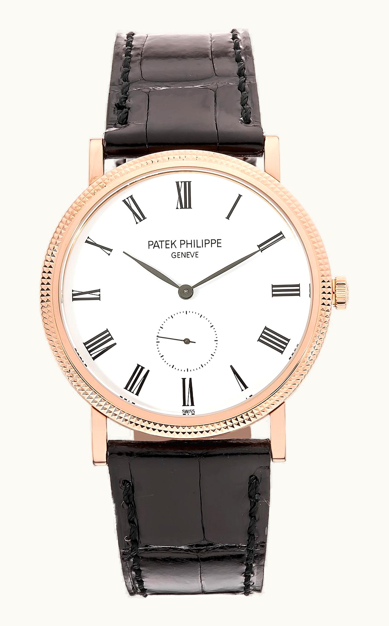 Patek Philippe Calatrava 5119 Rose Gold / White