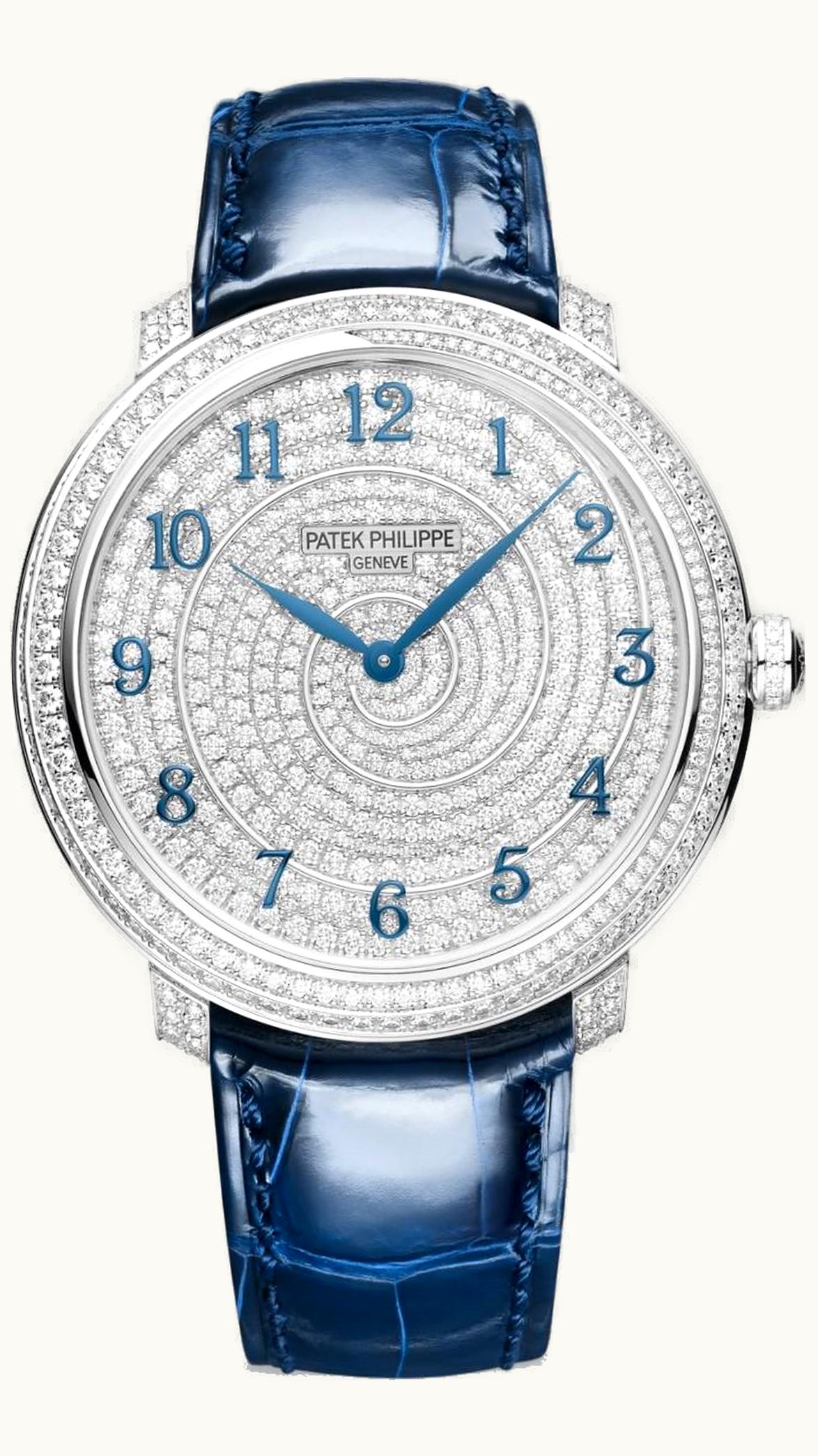 Patek Philippe Calatrava 5077 Rose Gold / Diamond / Floral Caprice