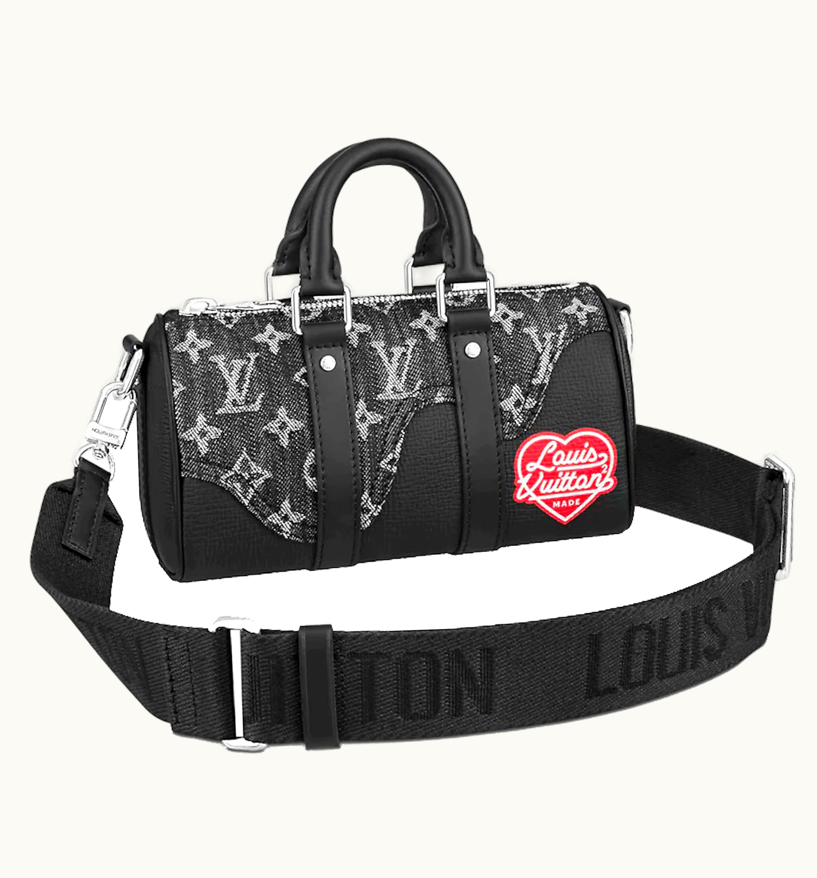 Louis Vuitton Louis Vuitton Nigo Keepall XS Monogram Black Luxury Travel Bag