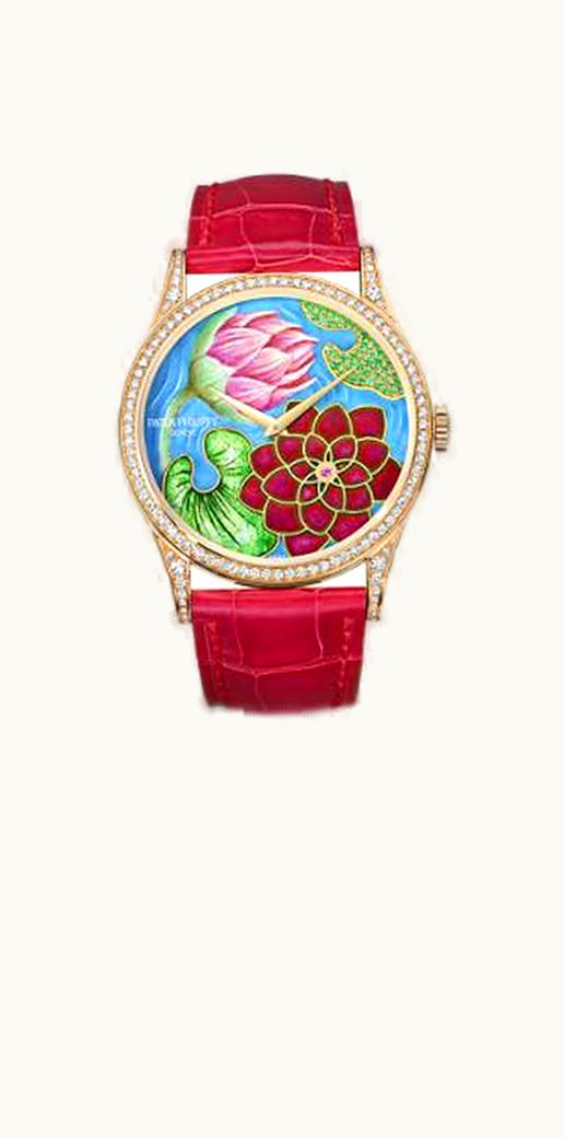 Patek Philippe Calatrava 5077R Pictures in Relief / Floral Scrolls