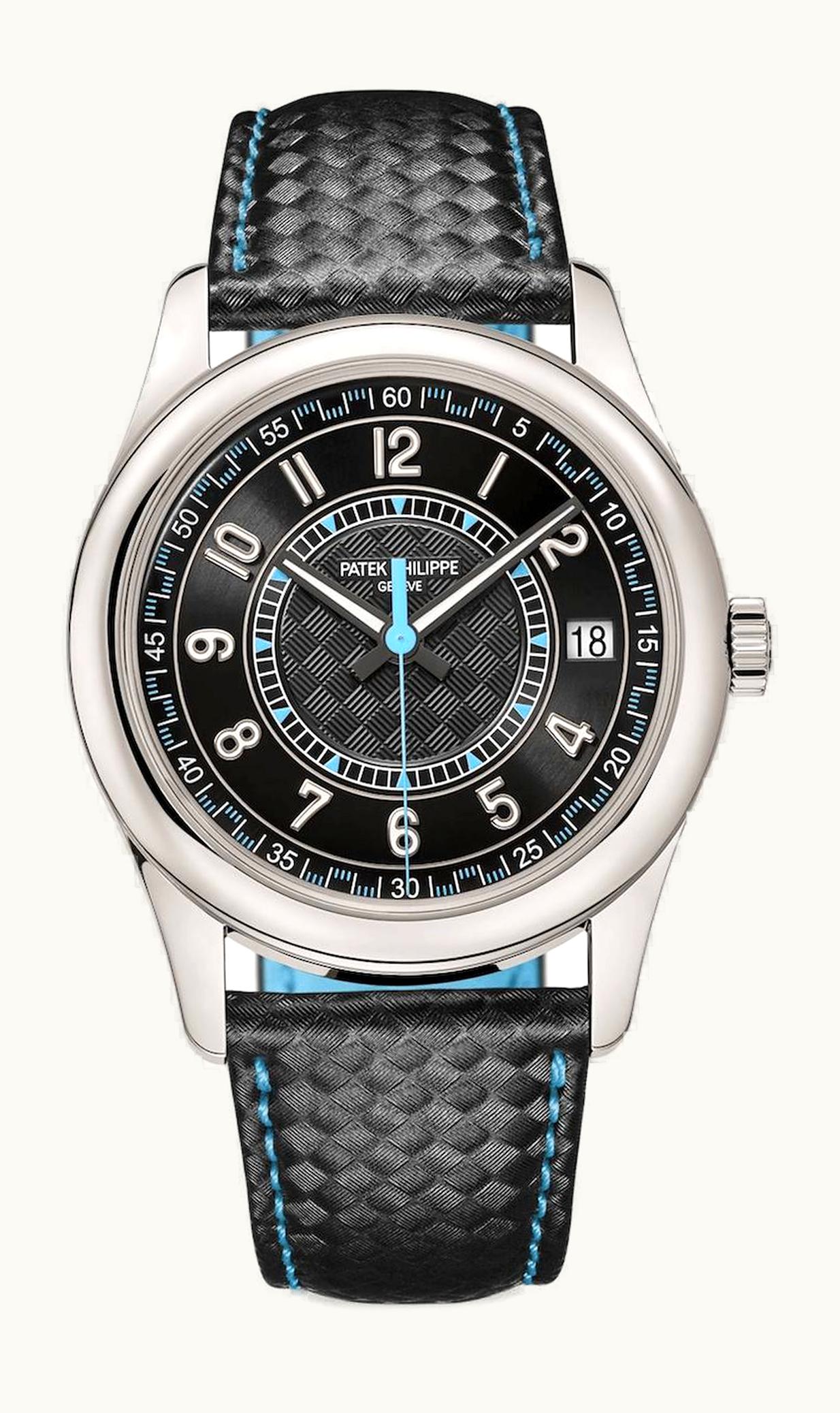 Patek Philippe Calatrava White Gold / Black - Sky Blue