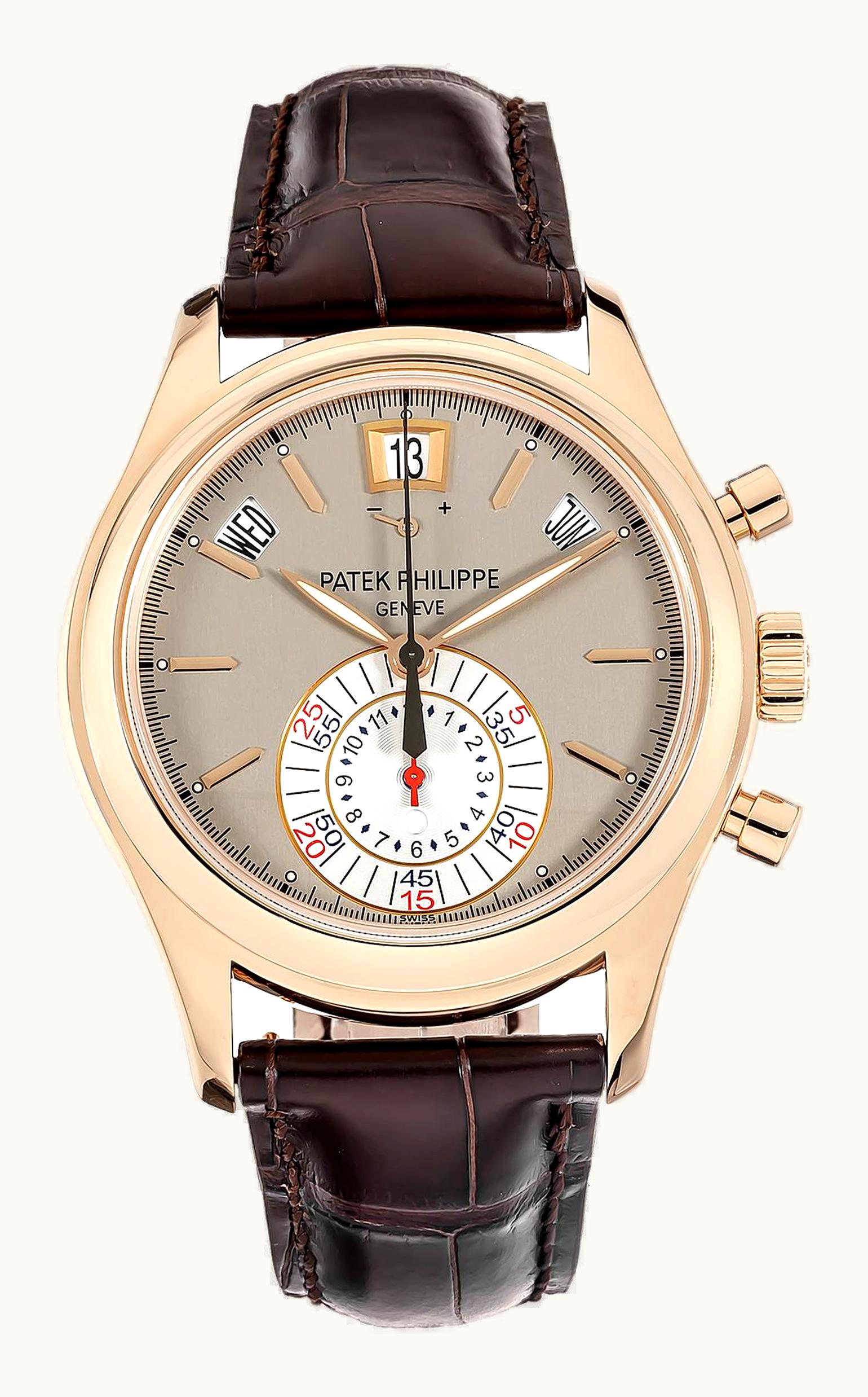Patek Philippe Annual Calendar Chronograph 5960 Rose Gold / Black