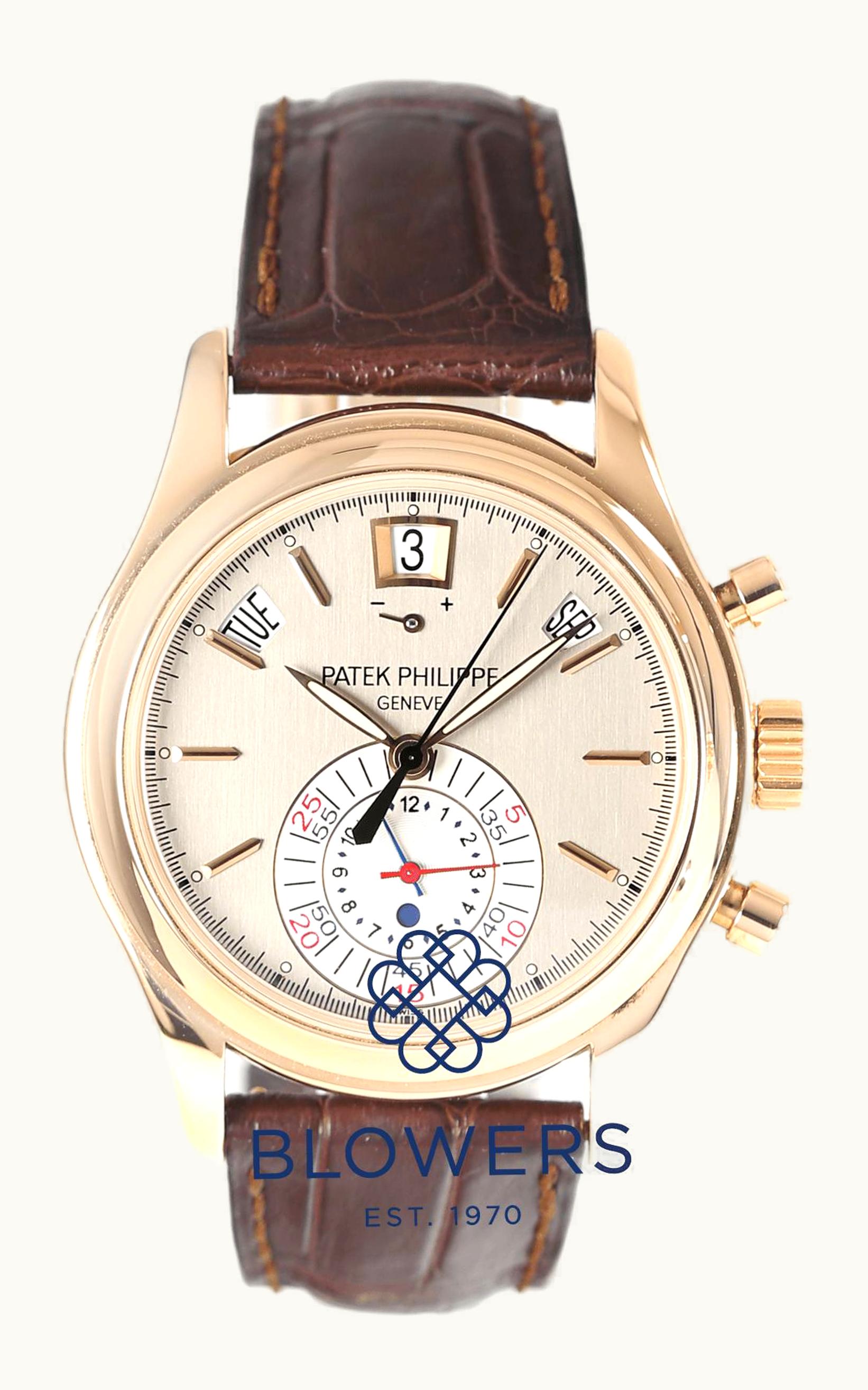 Patek Philippe Annual Calendar Chronograph 5960 Rose Gold / Grey