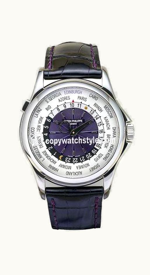 Patek Philippe World Time 5130 Platinum / Hamilton & Inches