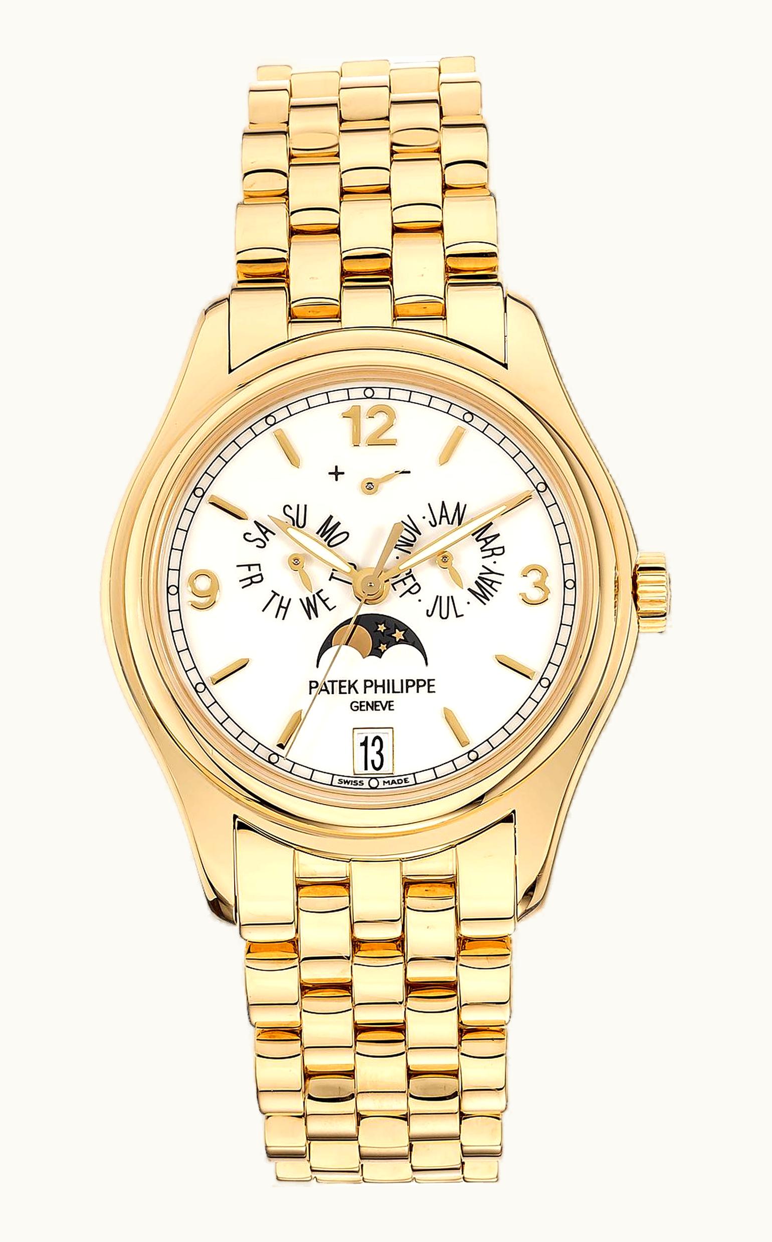Patek Philippe Annual Calendar 5146 Yellow Gold / Cream / Bracelet