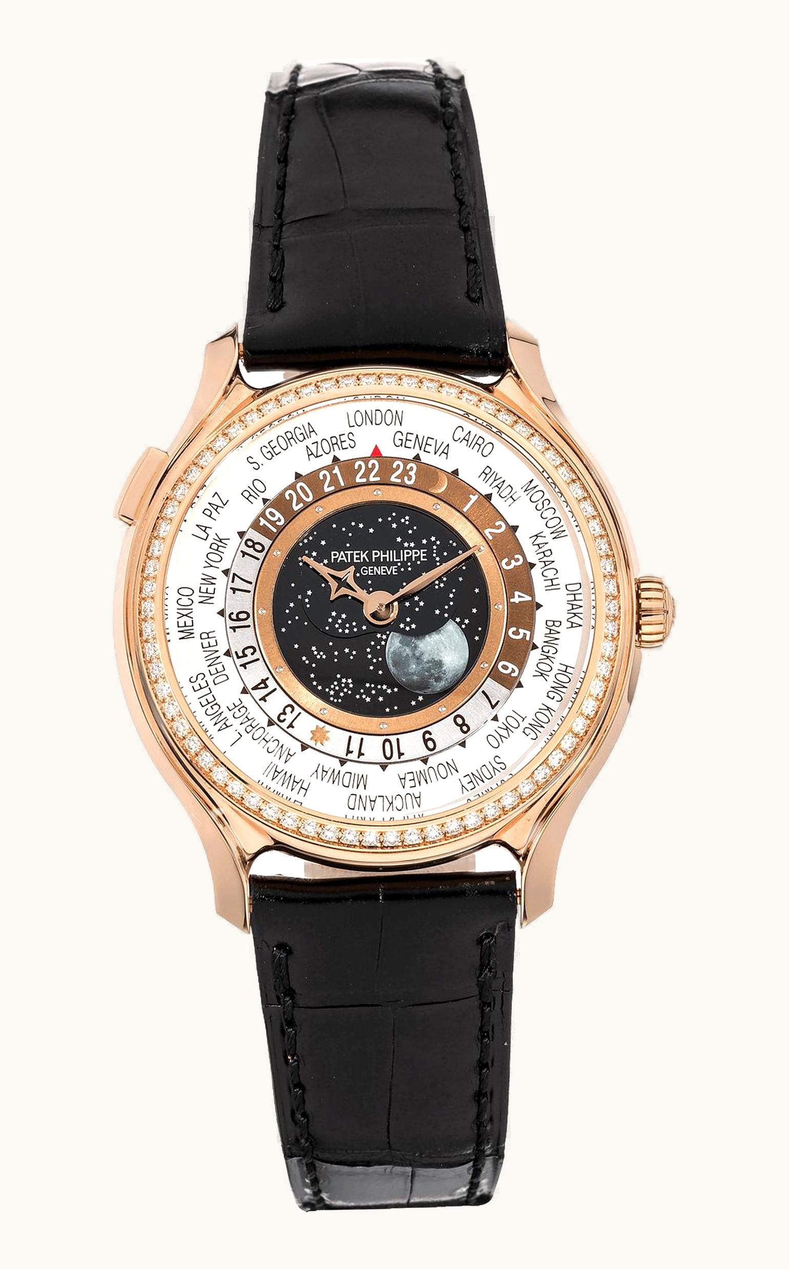 Patek Philippe World Time Moon 7175 Rose Gold / 175th Anniversary
