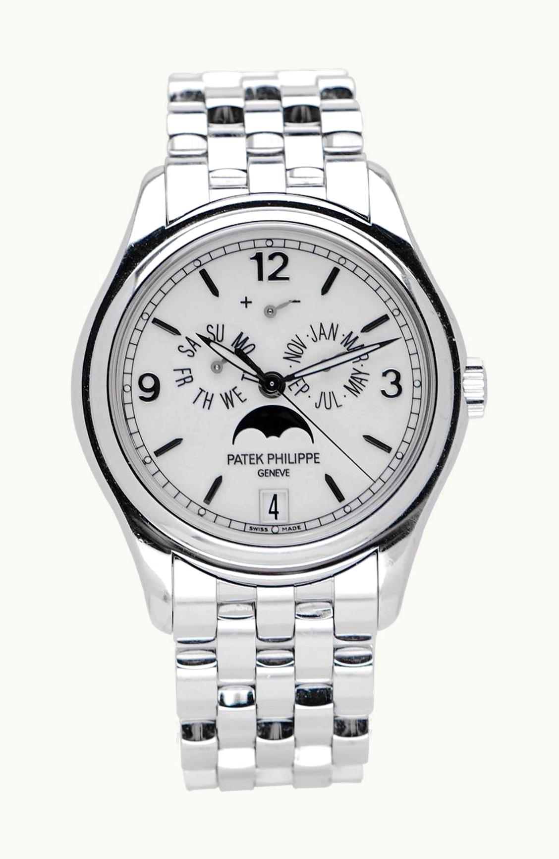 Patek Philippe Annual Calendar 5146 White Gold / Cream / Bracelet