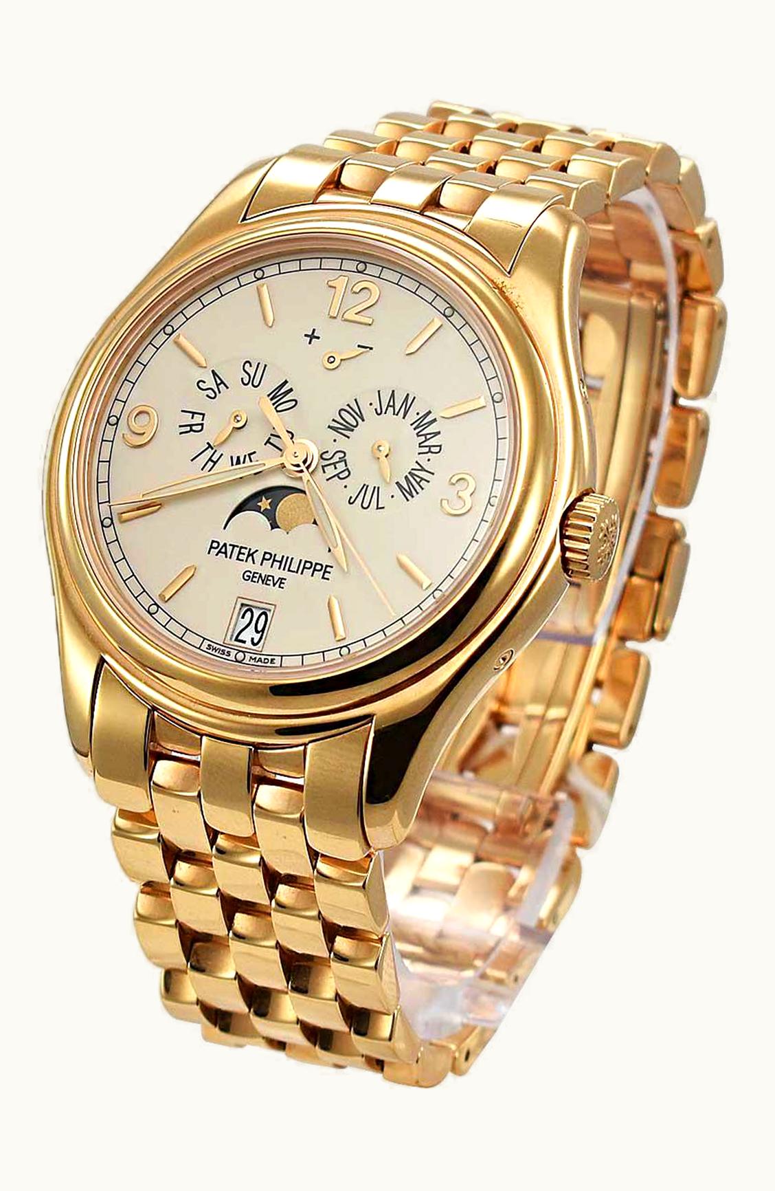 Patek Philippe Annual Calendar 5146 Rose Gold / Cream / Bracelet