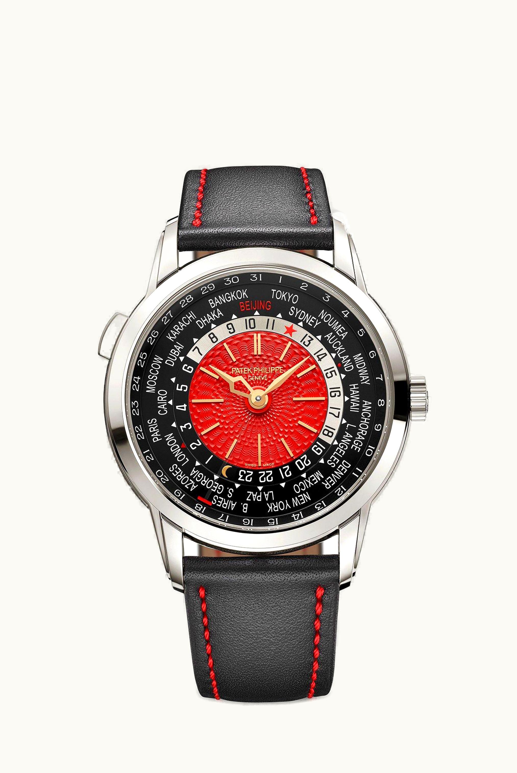 Patek Philippe World Time Date 5330 White Gold / Beijing 10th Anniversary