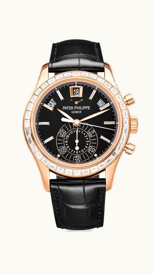 Patek Philippe Annual Calendar Chronograph 5961 Rose Gold / Black