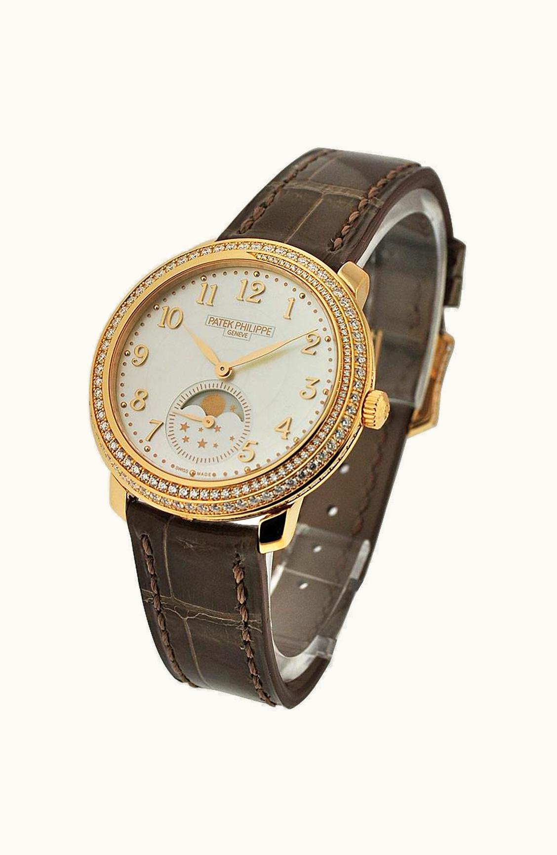 Patek Philippe Moonphase 4968 Rose Gold / White Mother of Pearl