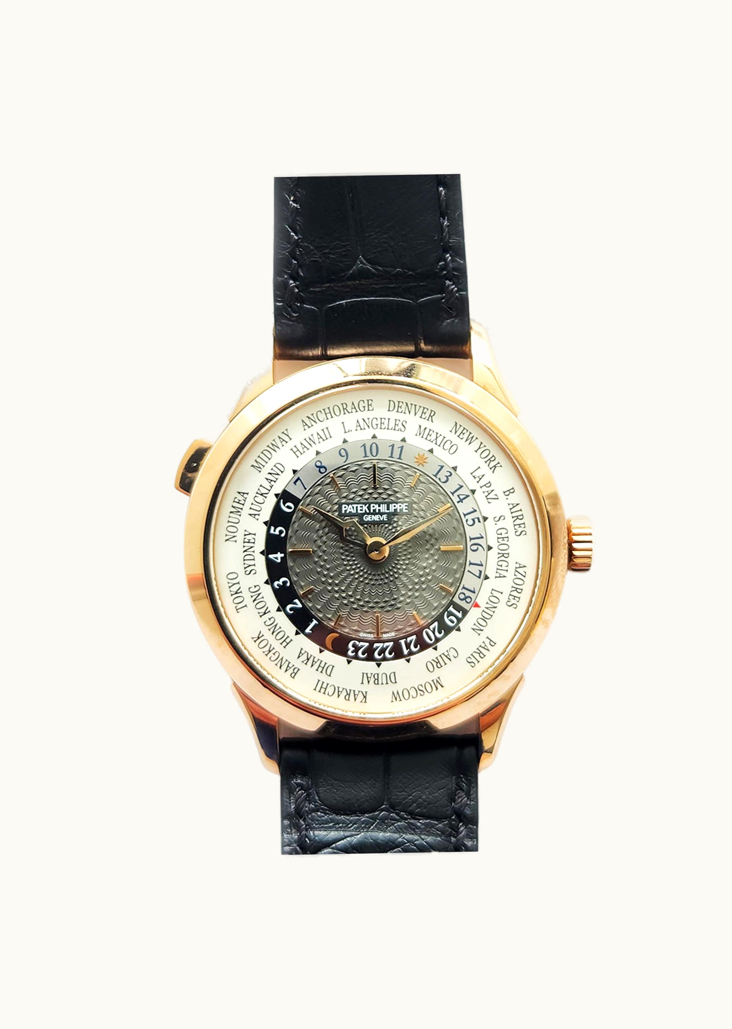 Patek Philippe World Time 5230R Rose Gold / Grey / Hong Kong