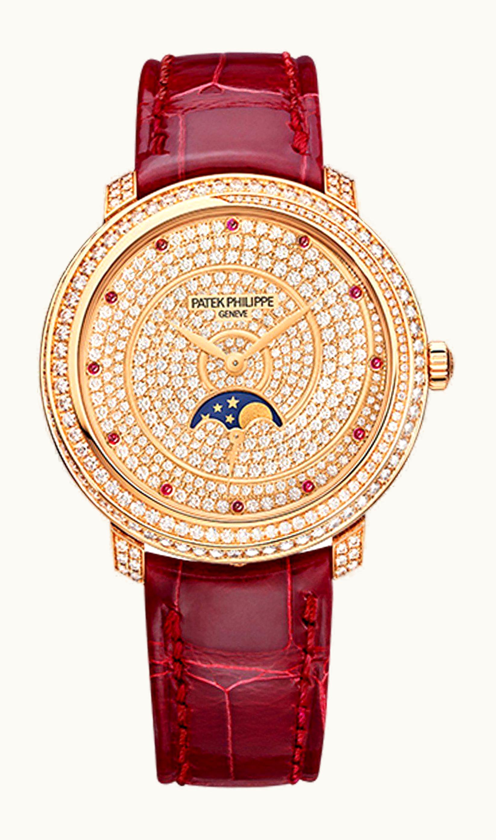 Patek Philippe Moonphase 4968 Rose Gold / Diamond Spiral