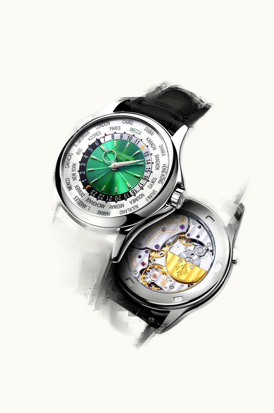 Patek Philippe World Time 5131/1 Platinum / Earth
