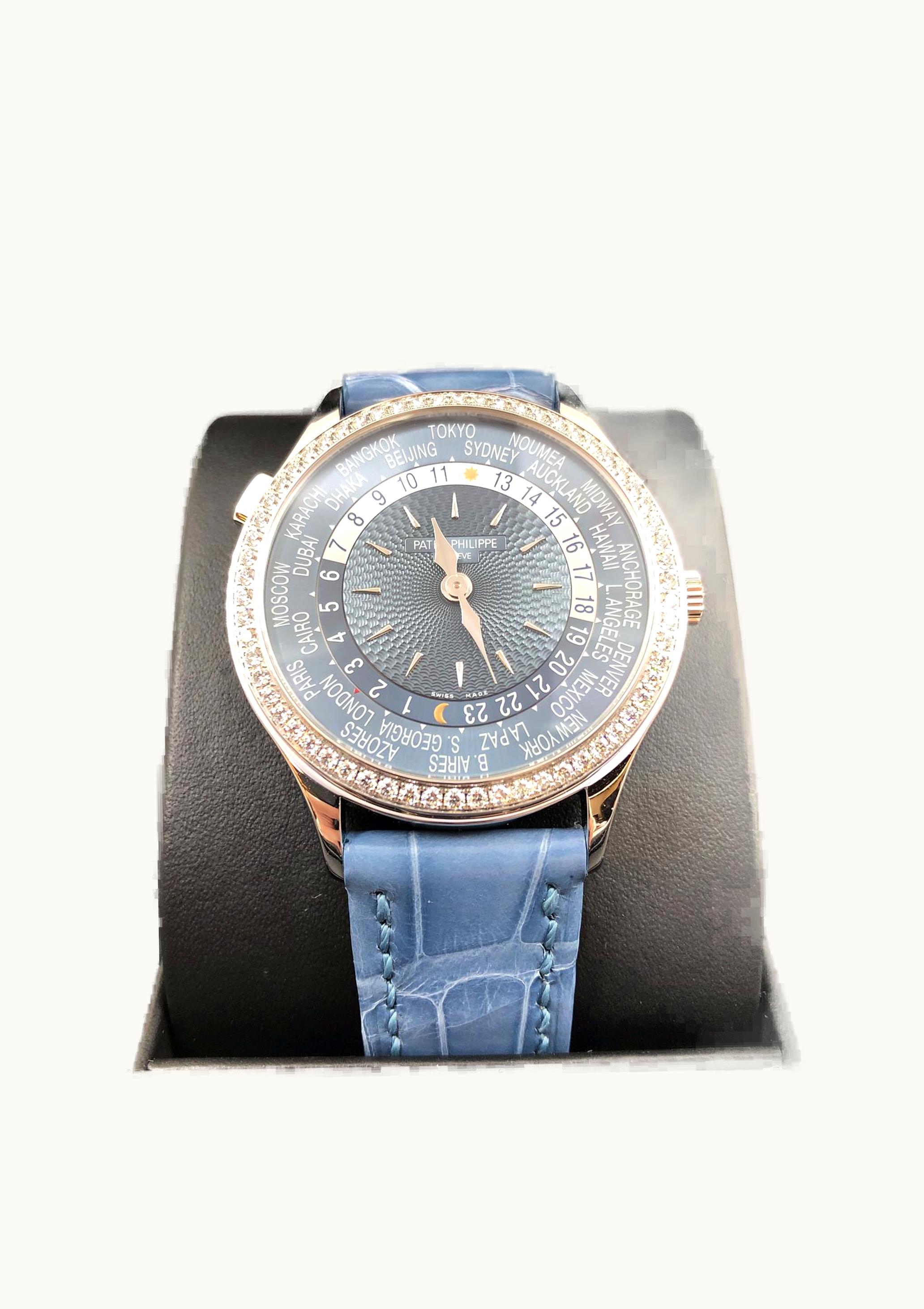 Patek Philippe World Time 7130 White Gold New York
