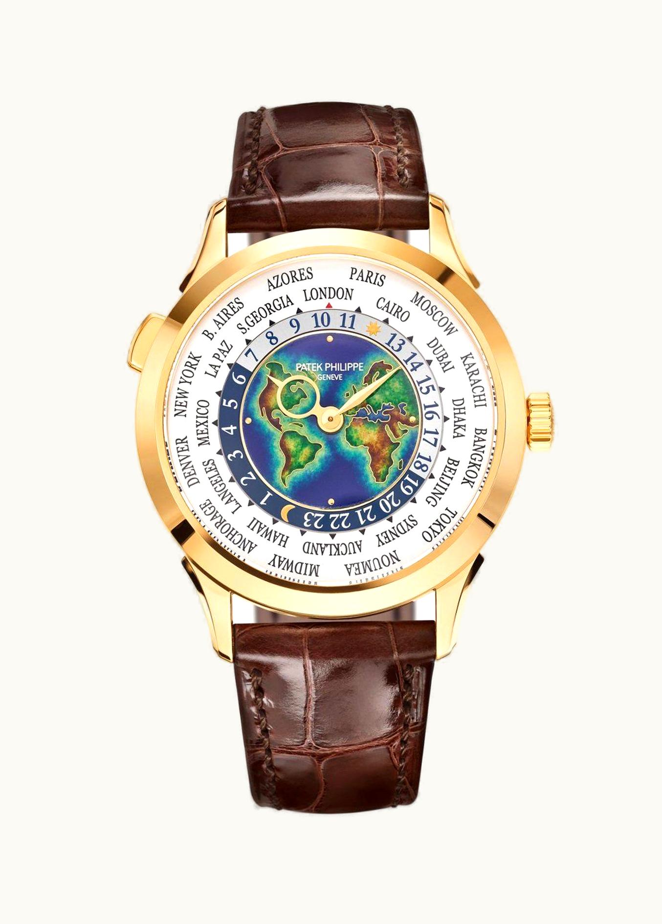 Patek Philippe World Time 5231 Yellow Gold / America's, Europe and Africa
