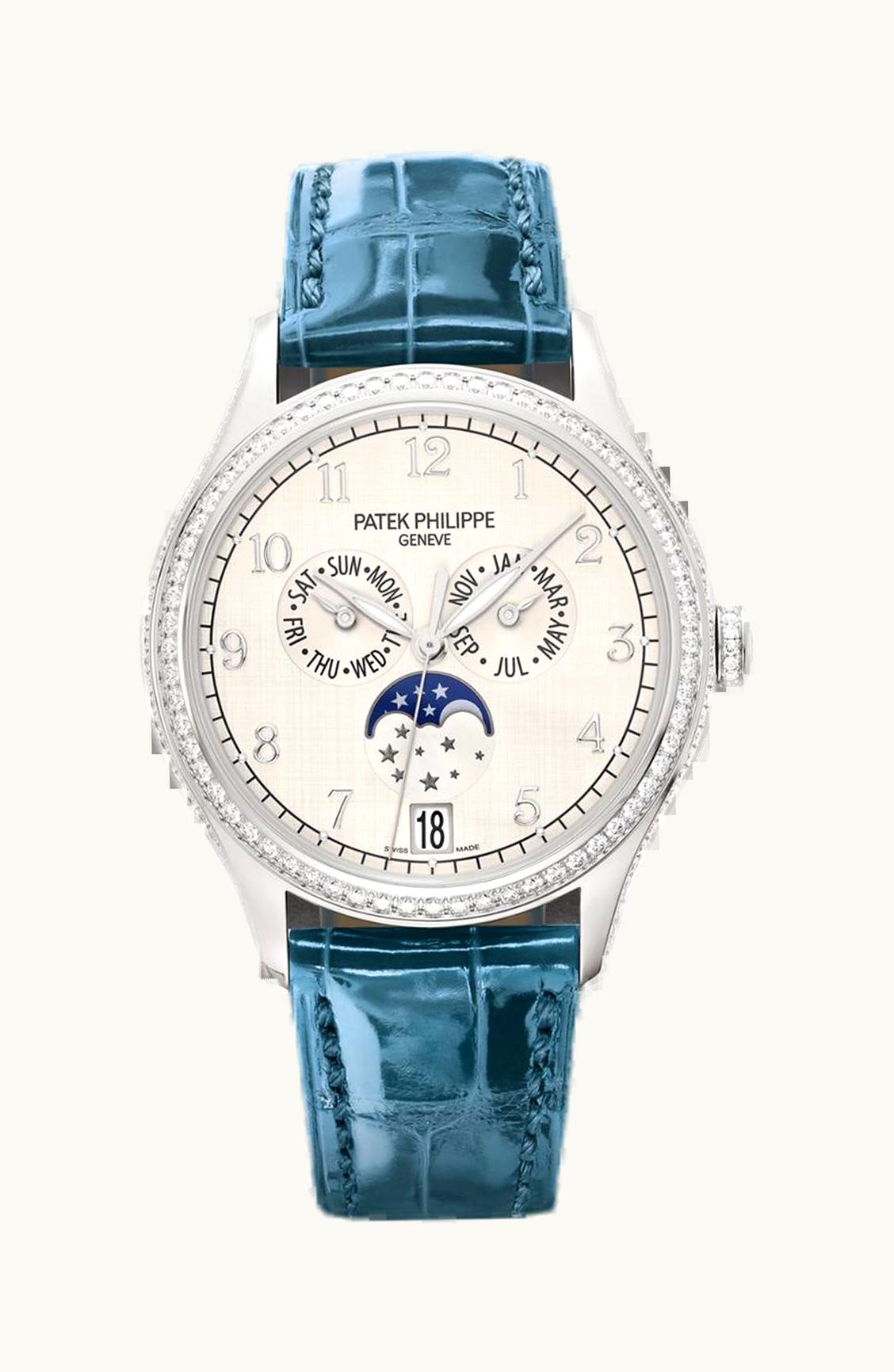 Patek Philippe Annual Calendar 4947 Tiffany White Gold / Silver