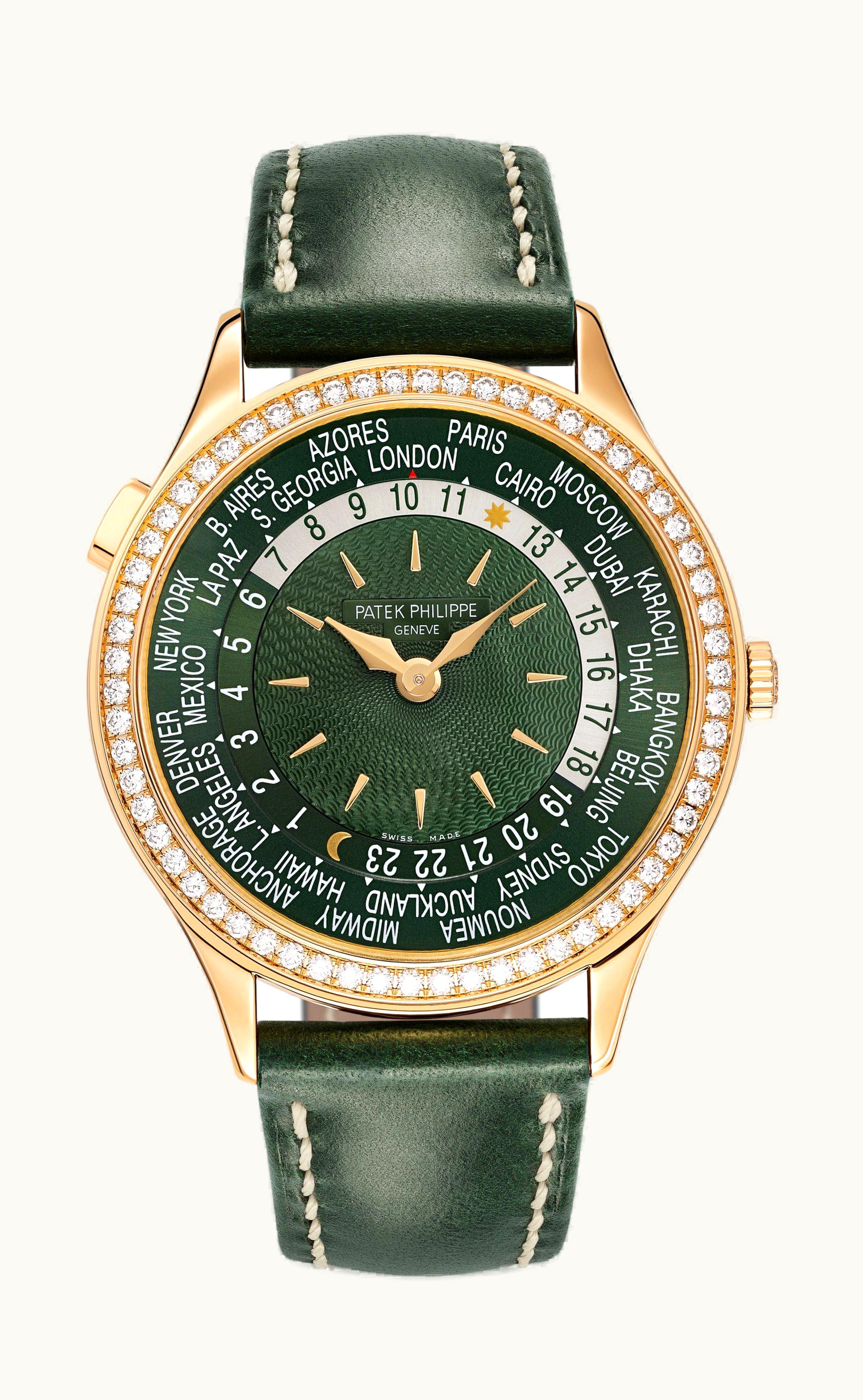 Patek Philippe World Time 7130 White Gold / Blue