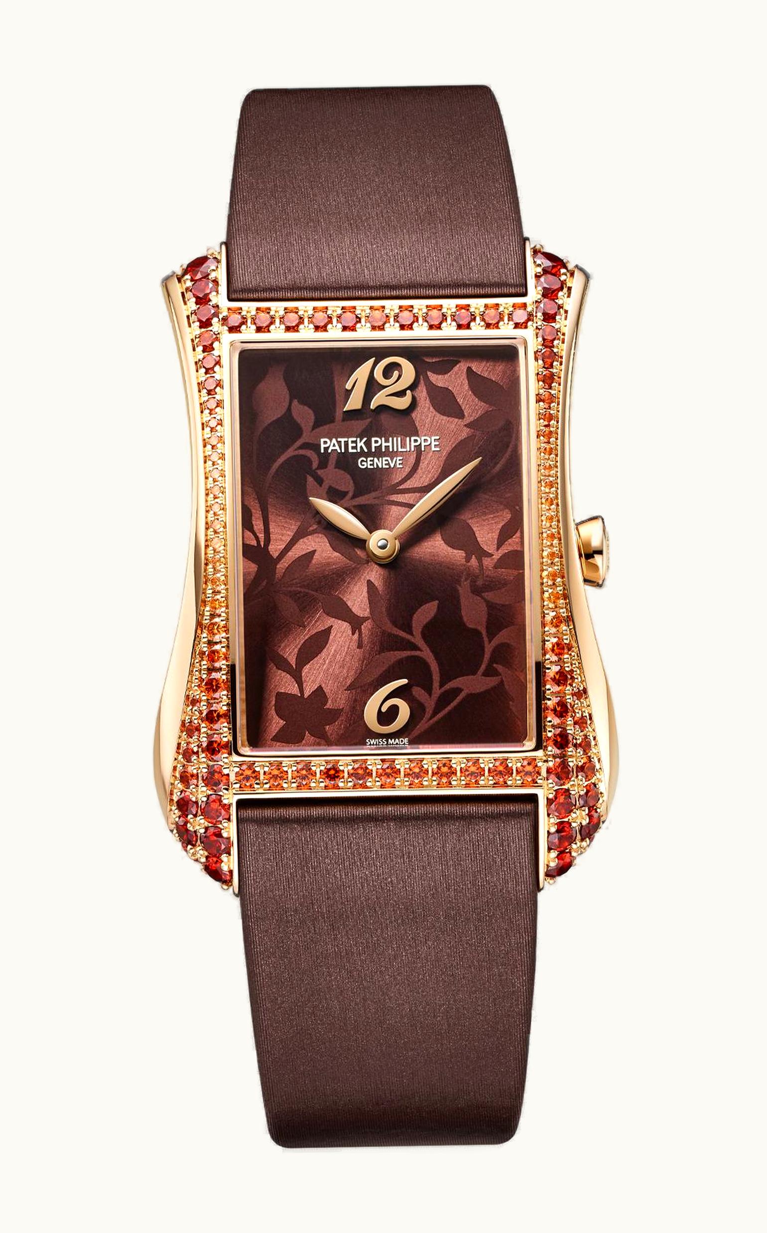 Patek Philippe Gondolo Serata Rose Gold - Spessartite / Brown Floral