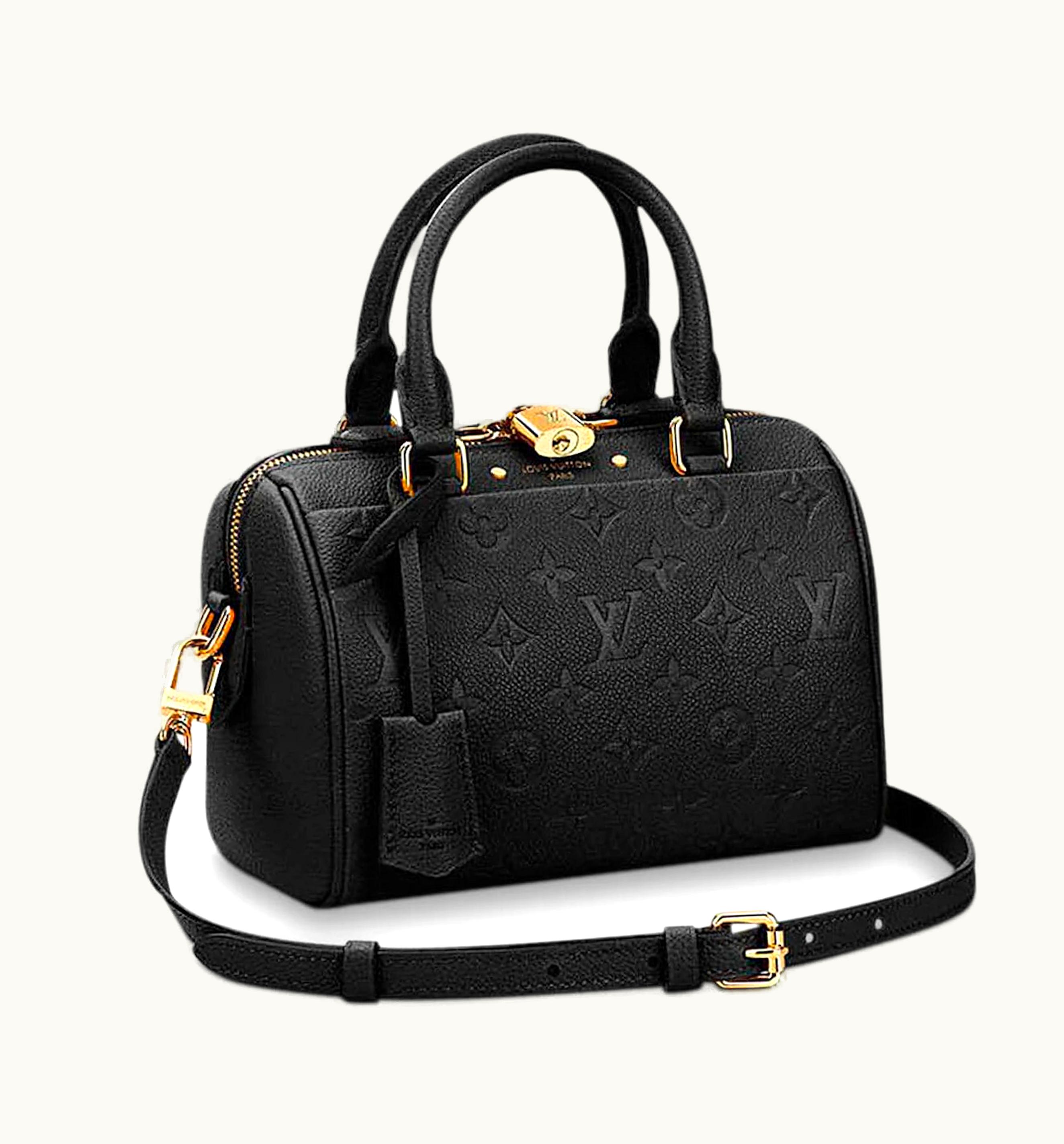 Louis Vuitton Louis Vuitton Speedy Bandouliere Monogram Empreinte 20 Black