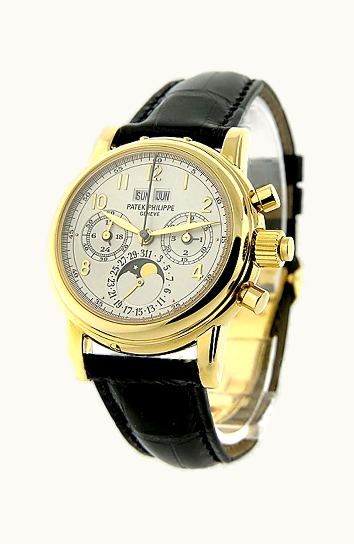 Patek Philippe Perpetual Calendar Split Seconds Chronograph 5004 Yellow Gold