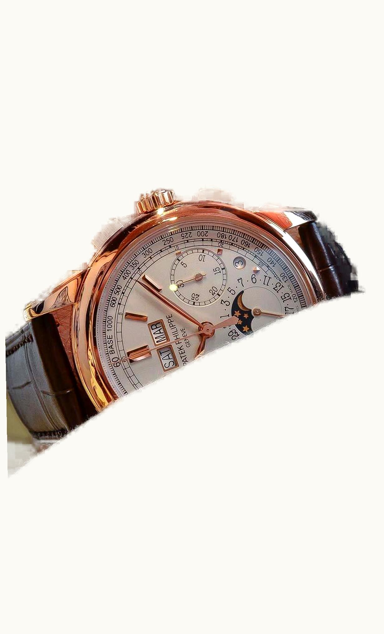 Patek Philippe Perpetual Calendar Chronograph 5270 Rose Gold / Silver