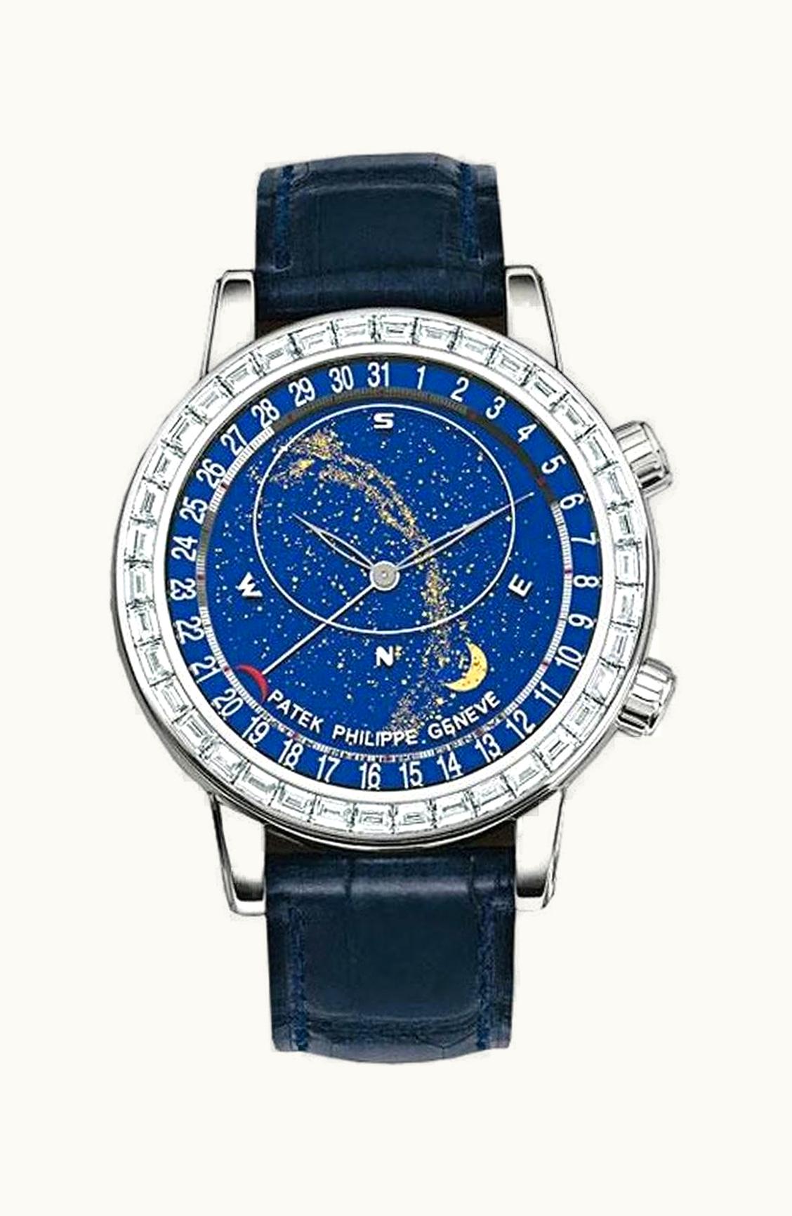 Patek Philippe Celestial 6104 White Gold / Blue