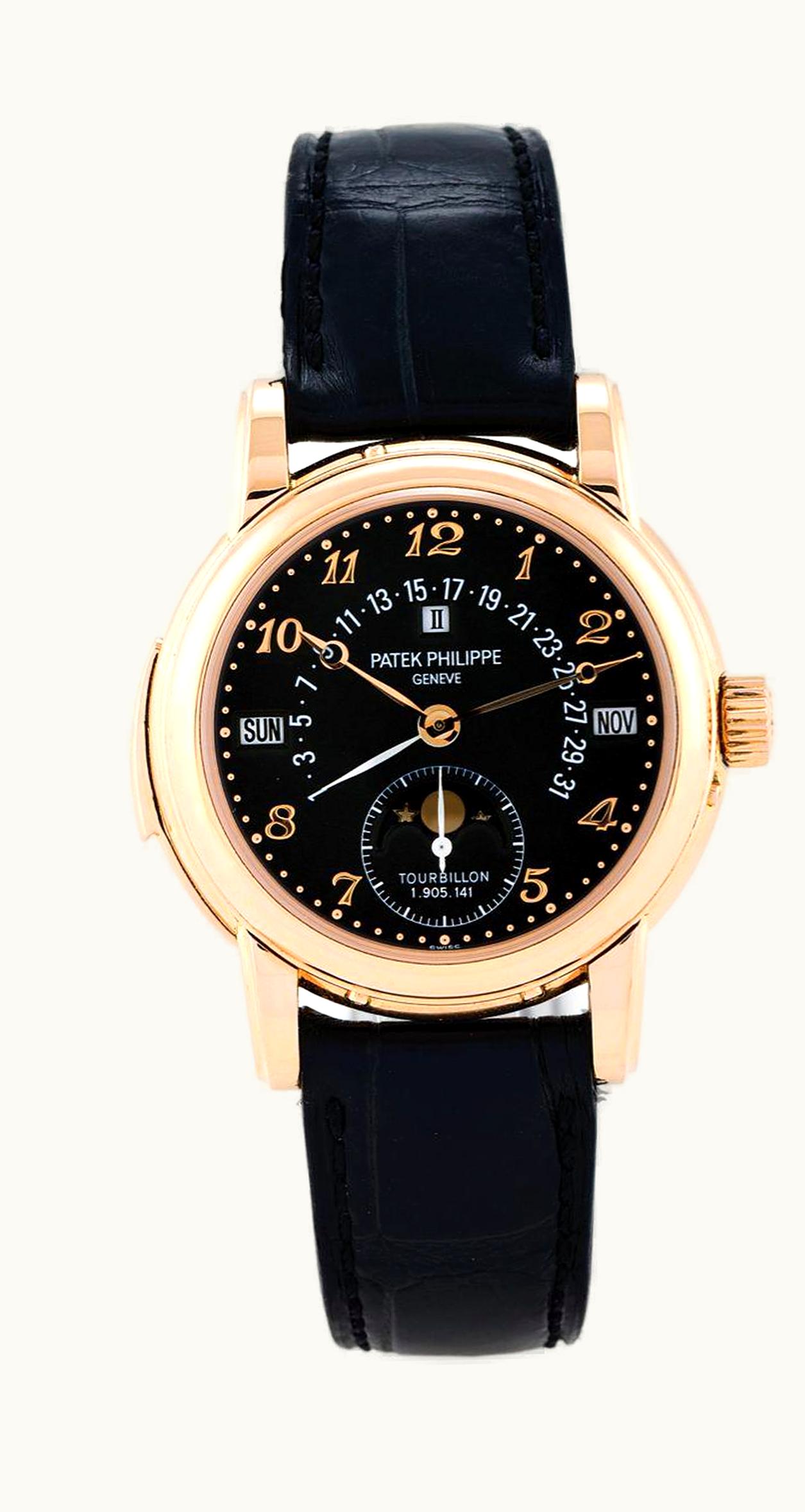 Patek Philippe Tourbillon Minute Repeater Perpetual Calendar 5016R Black