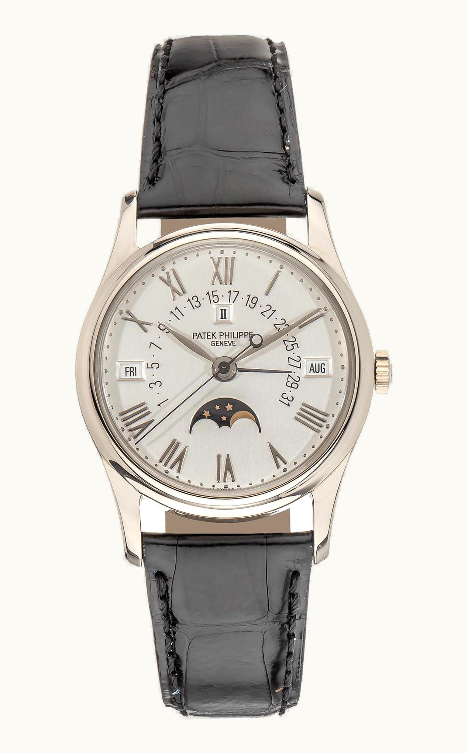 Patek Philippe Perpetual Calendar 5050 White Gold / Silver Roman