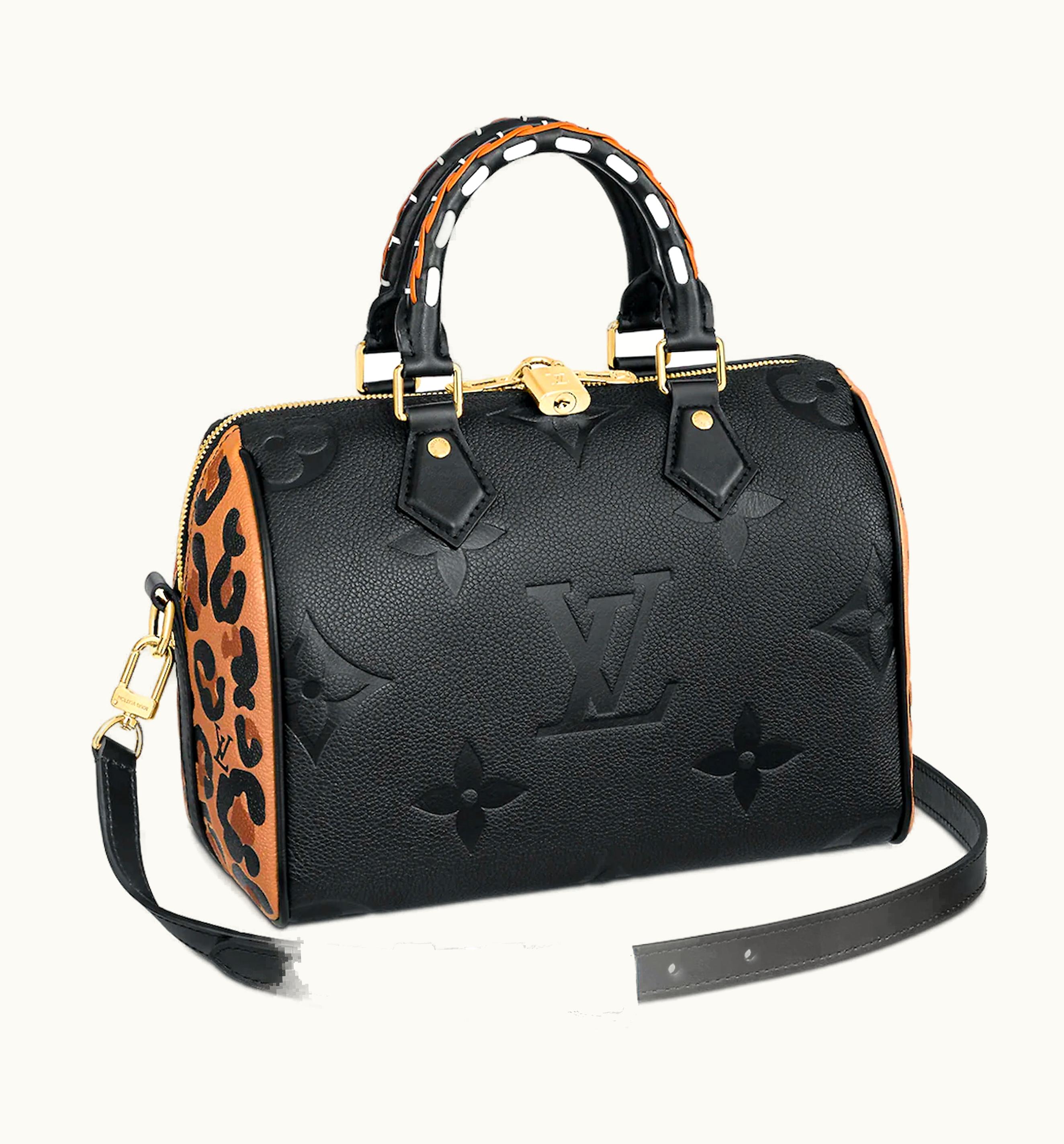 Louis Vuitton Louis Vuitton Speedy Bandouliere 25 Wild At Heart Black