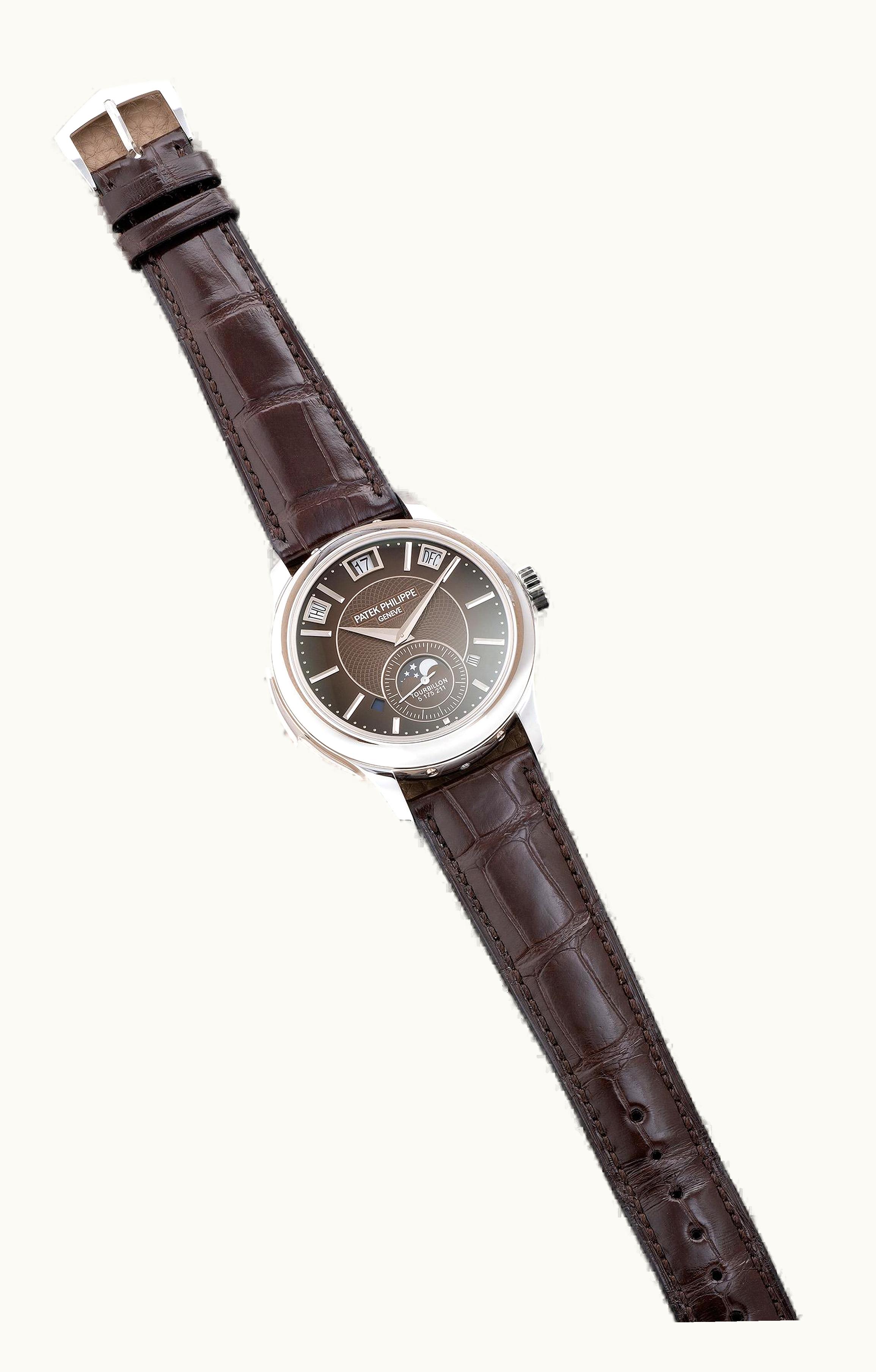 Patek Philippe Tourbillon Minute Repeater Perpetual Calendar 5207 Platinum / Brown