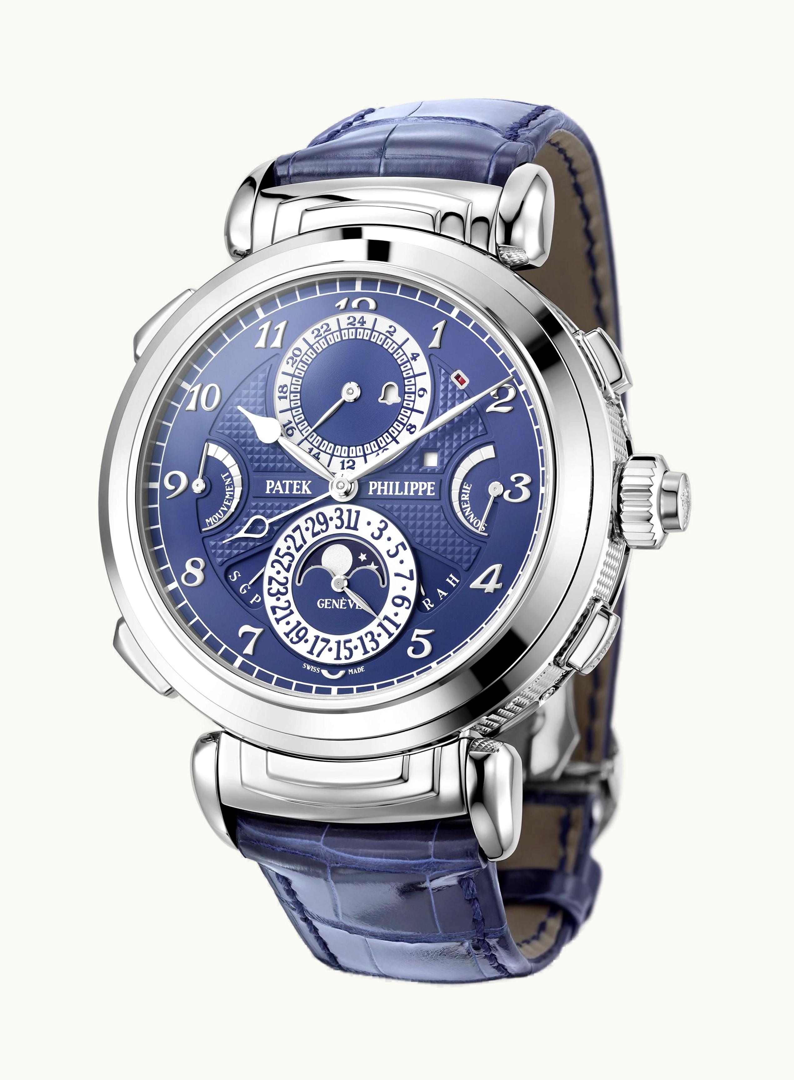 Patek Philippe Grandmaster Chime 6300 White Gold / Blue